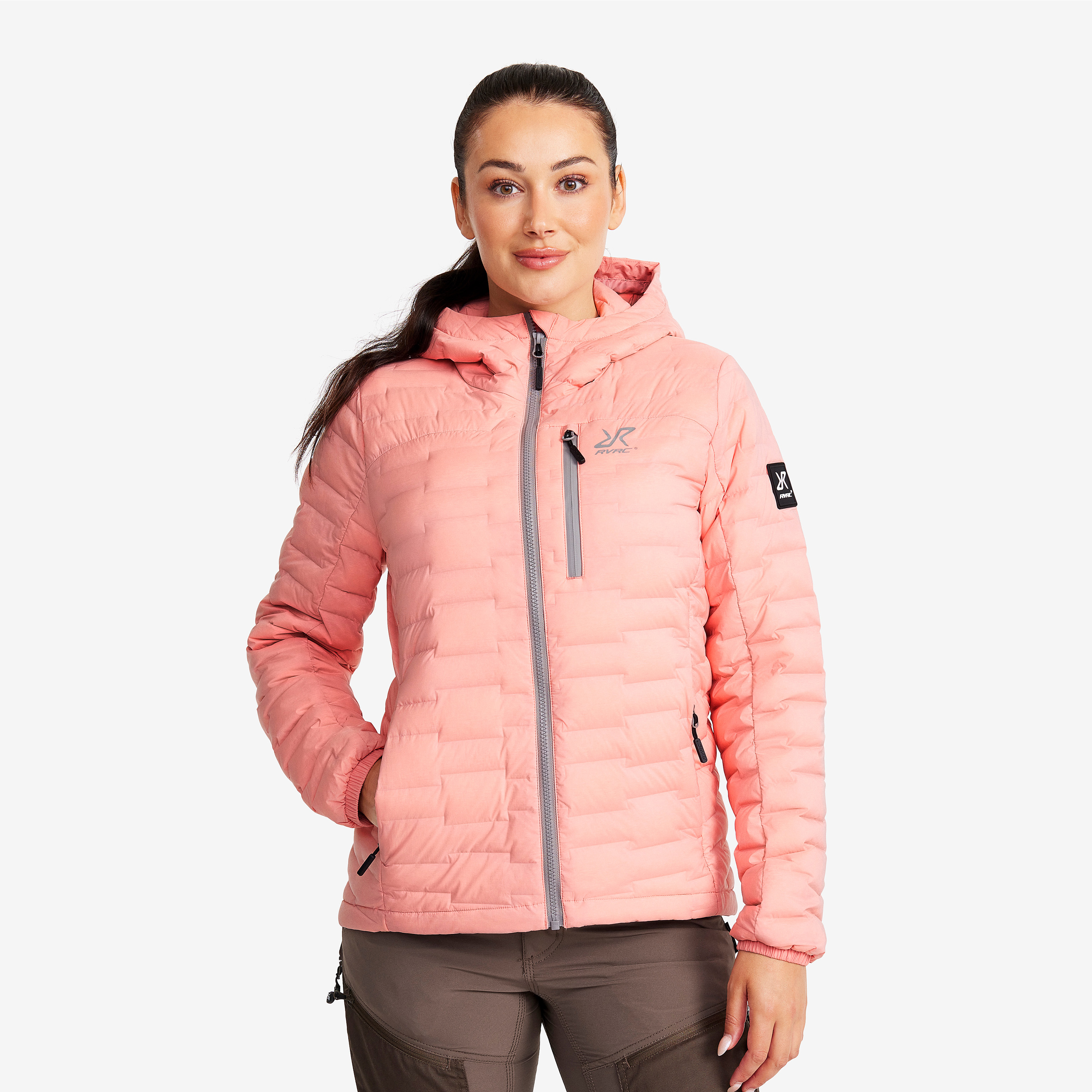 Flex Stretch Down Jacket Naiset Blush Koko:3XL – Ulkoilutakki Kuoritakki & Tuulitakki