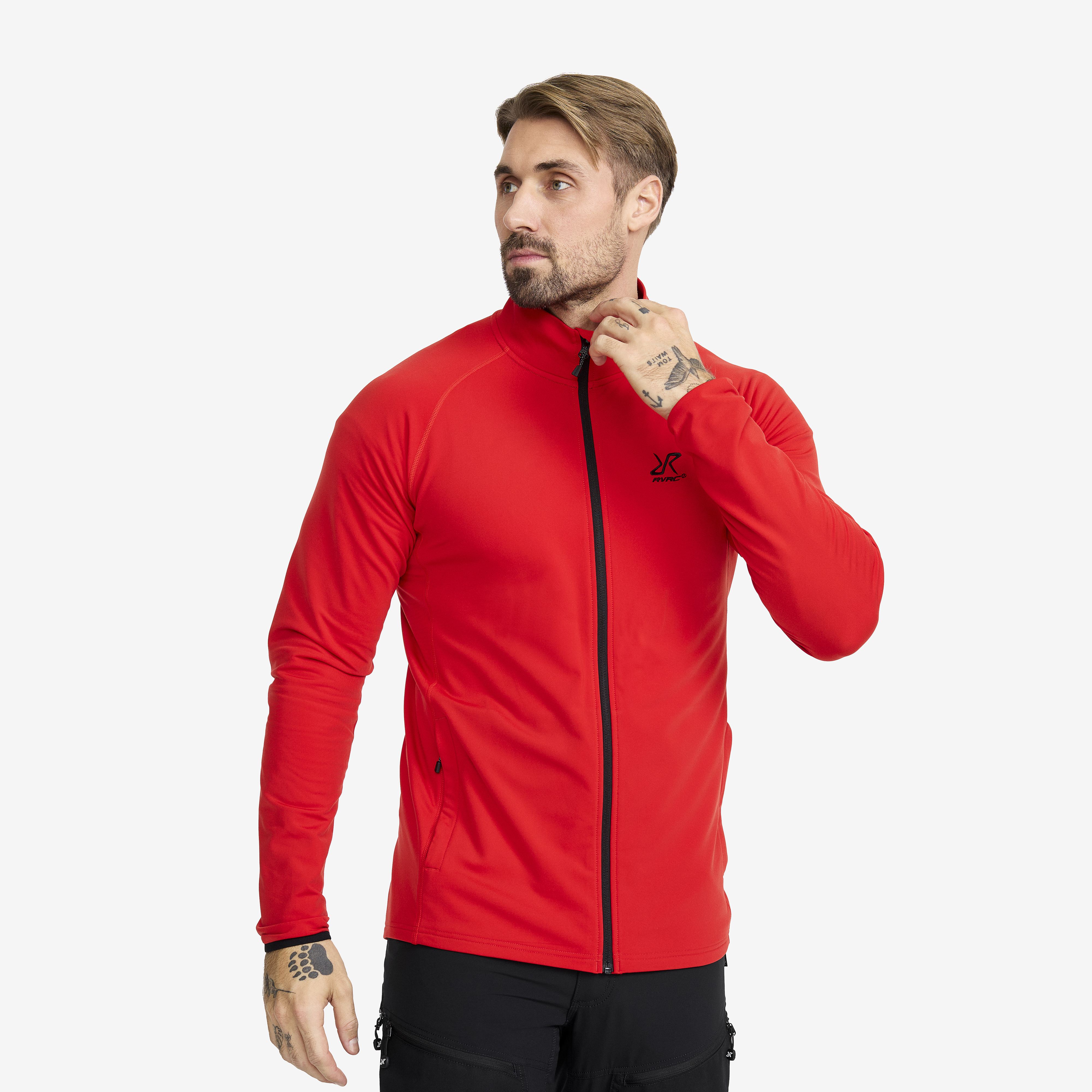 Evolution Light Stretch Fleece Aura Red Uomo,