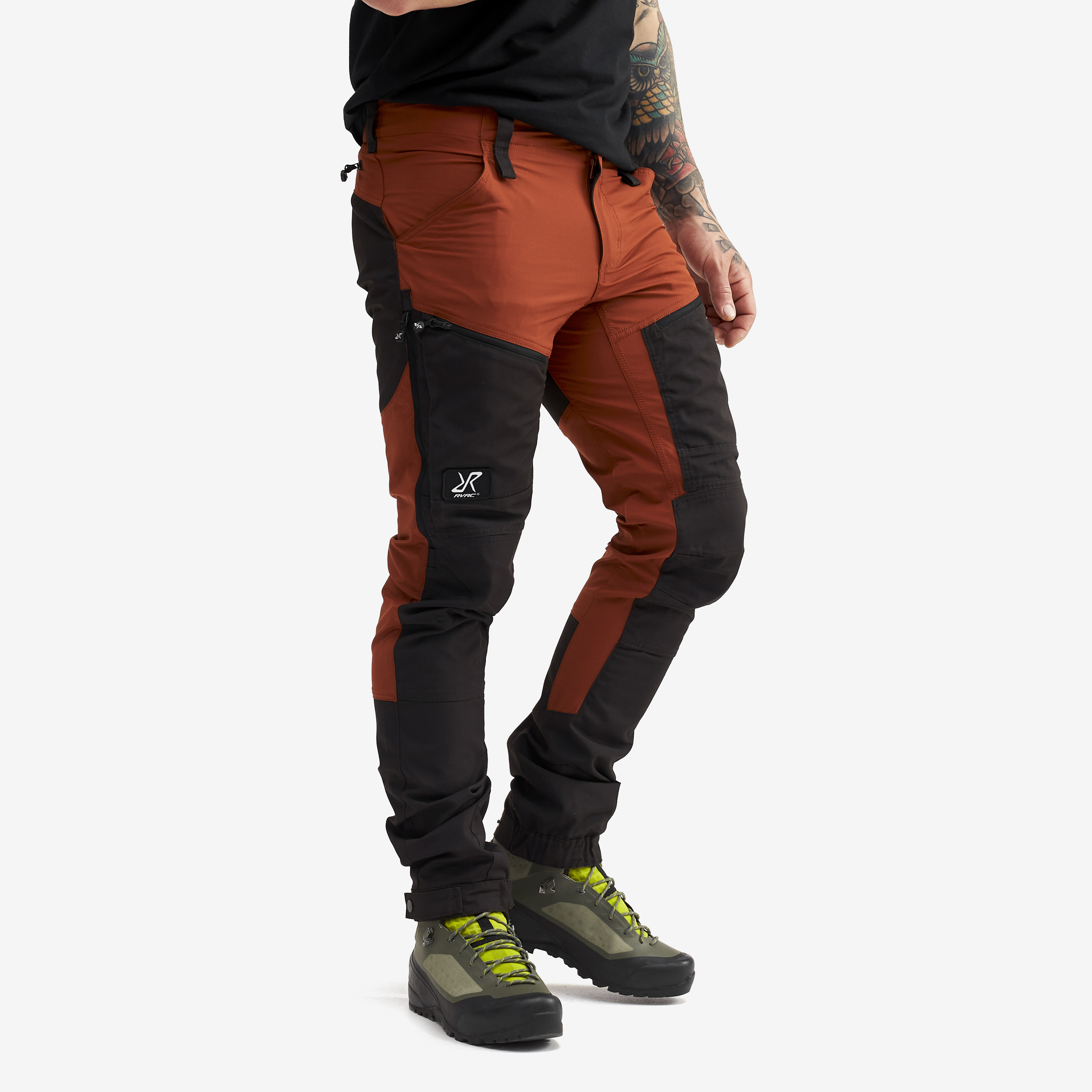 Pantaloni trekking RVRC GP Pro da uomo in arancia