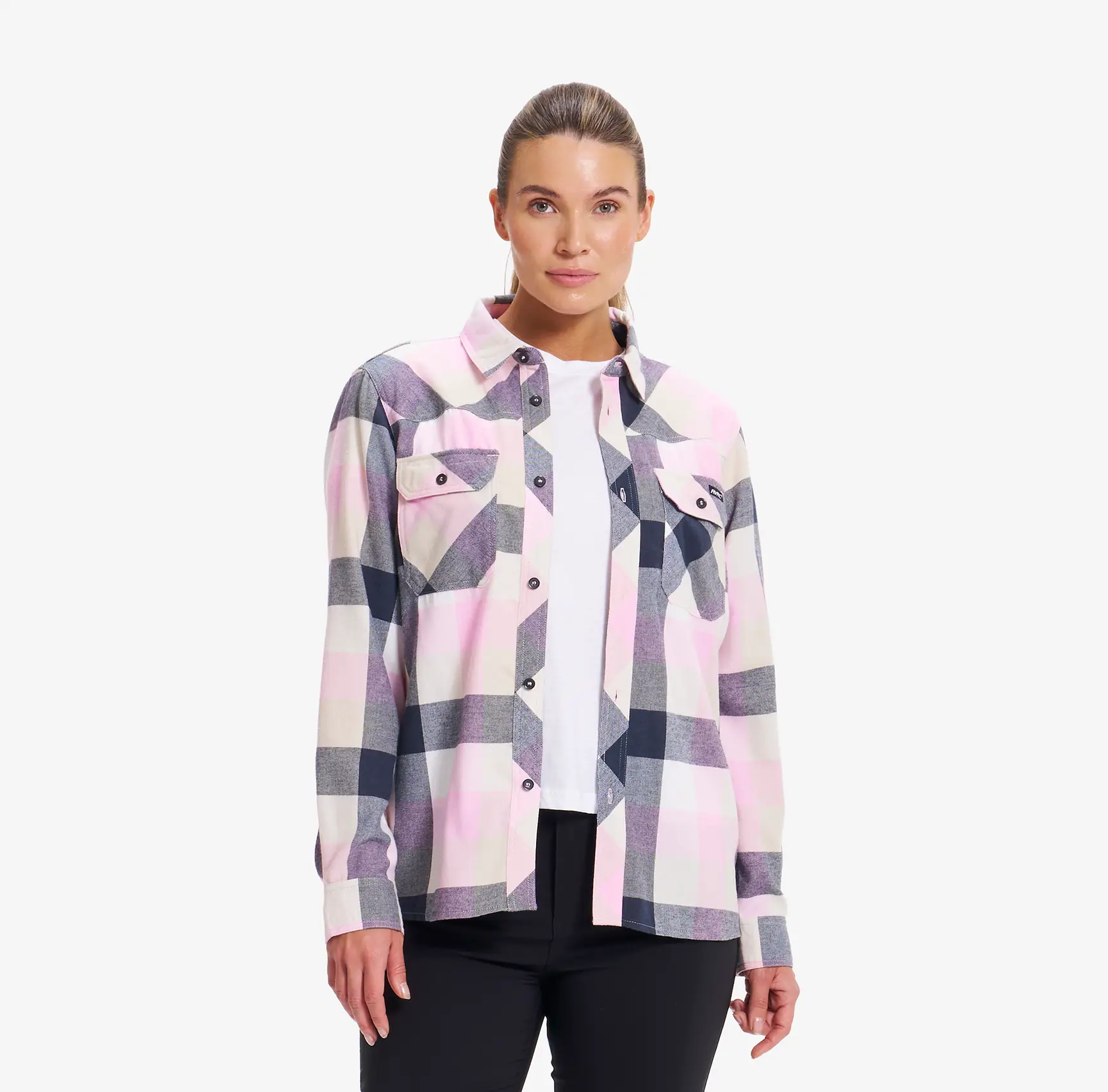 Campfire Shirt Bright Pink/Multi Dam, 