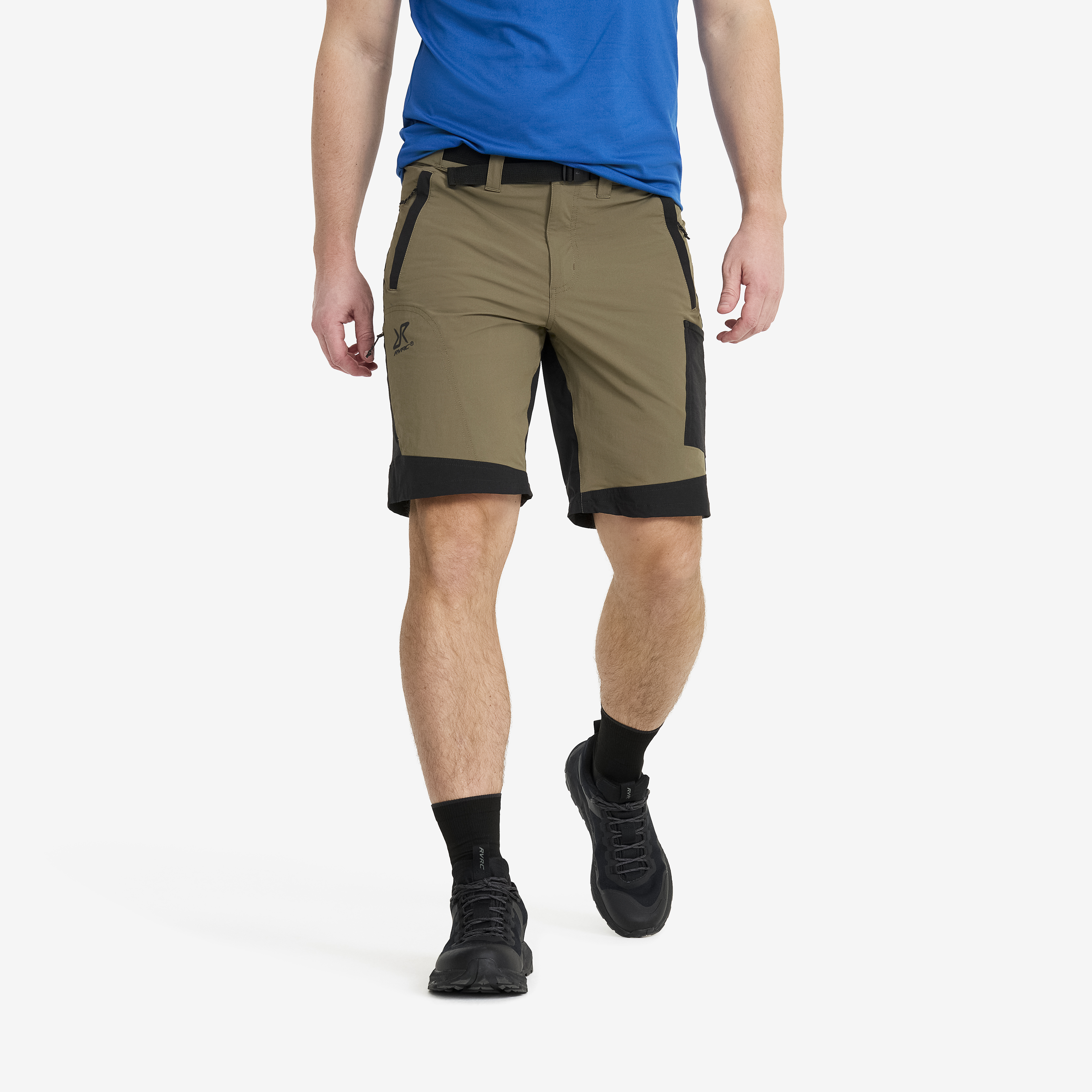 Elevate Pro Hiking Shorts Herre Light MossGray/Black