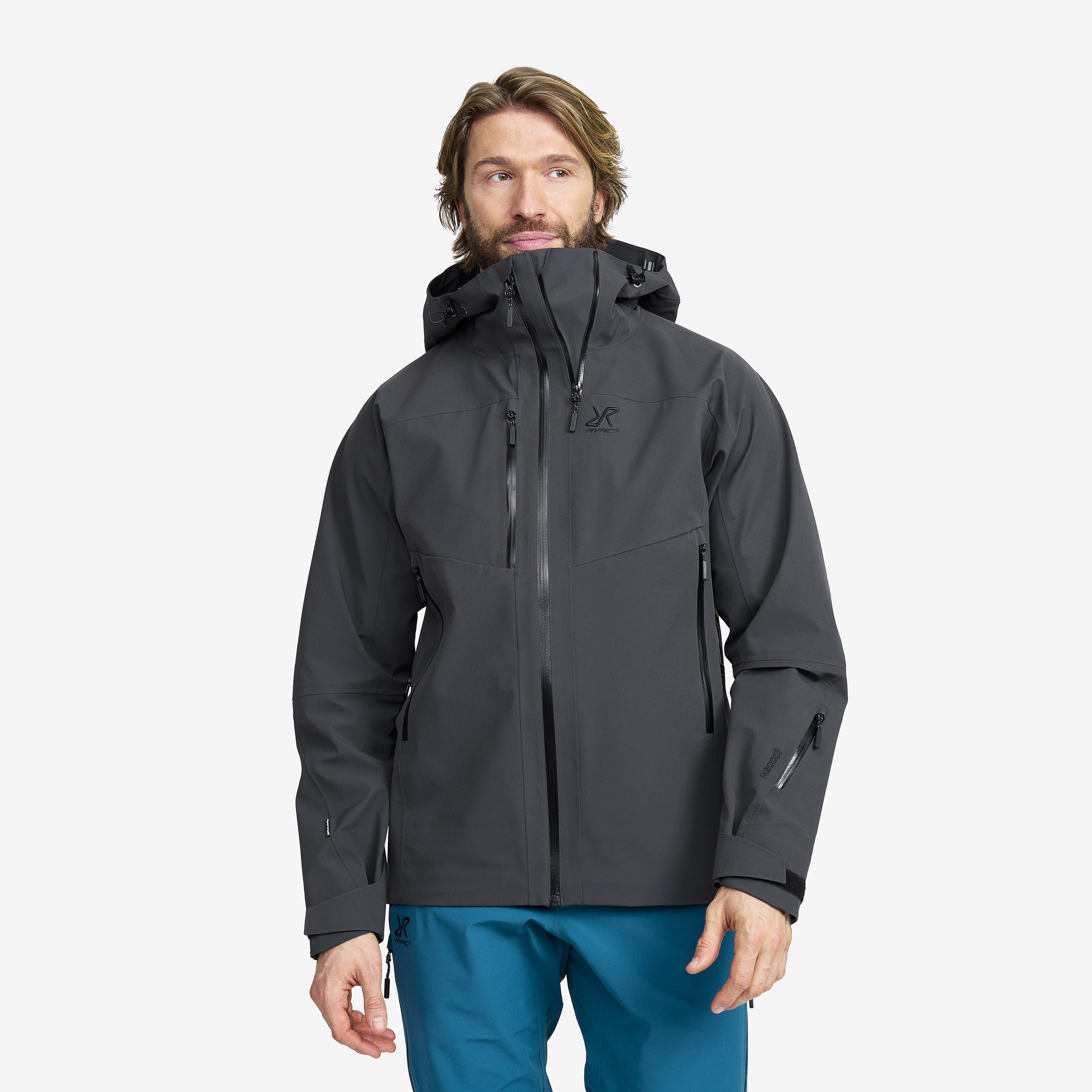 Cyclone 3L Shell Jacket Anthracite Meestele