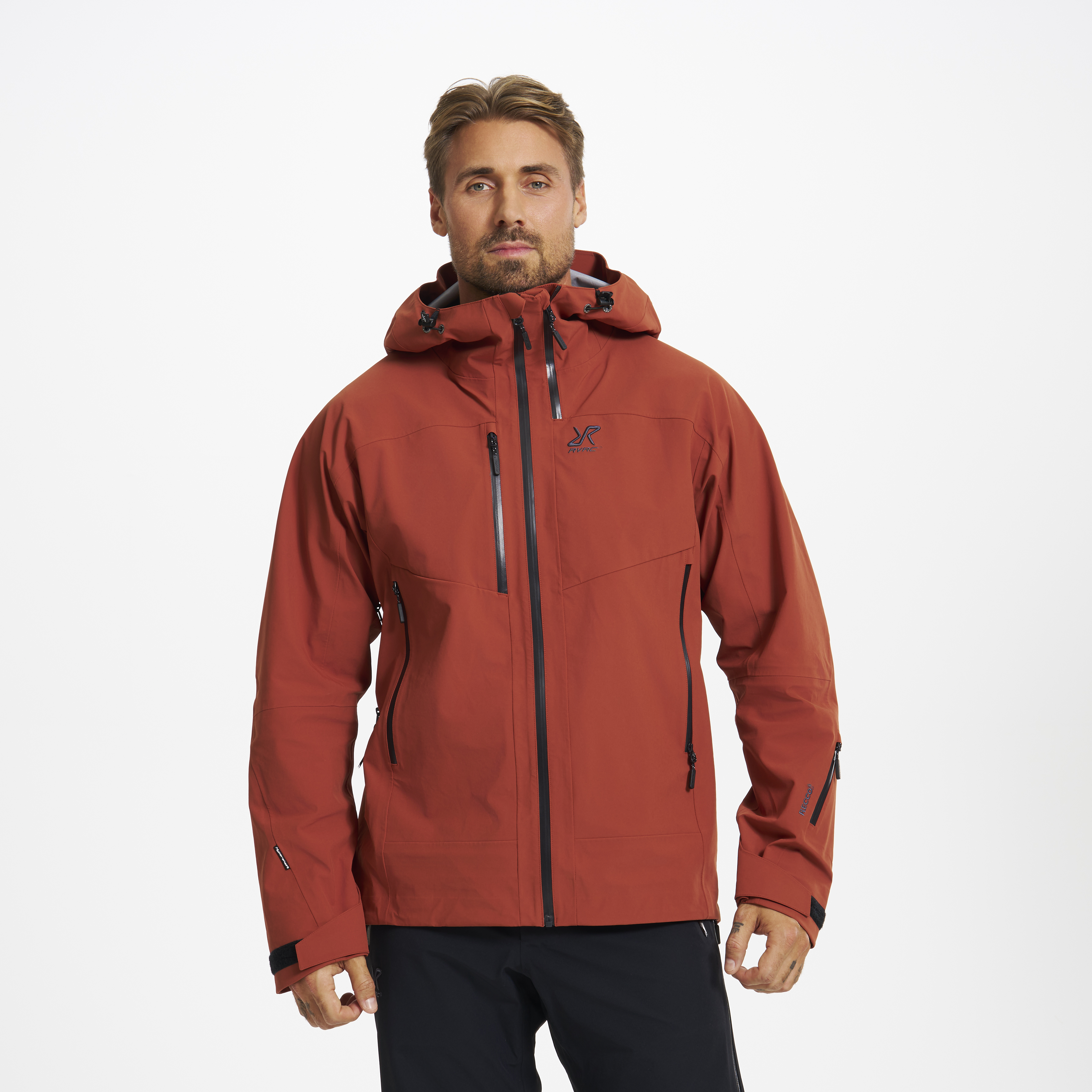 Cyclone 3L Shell Jacket Herr Rusty Orange, :L