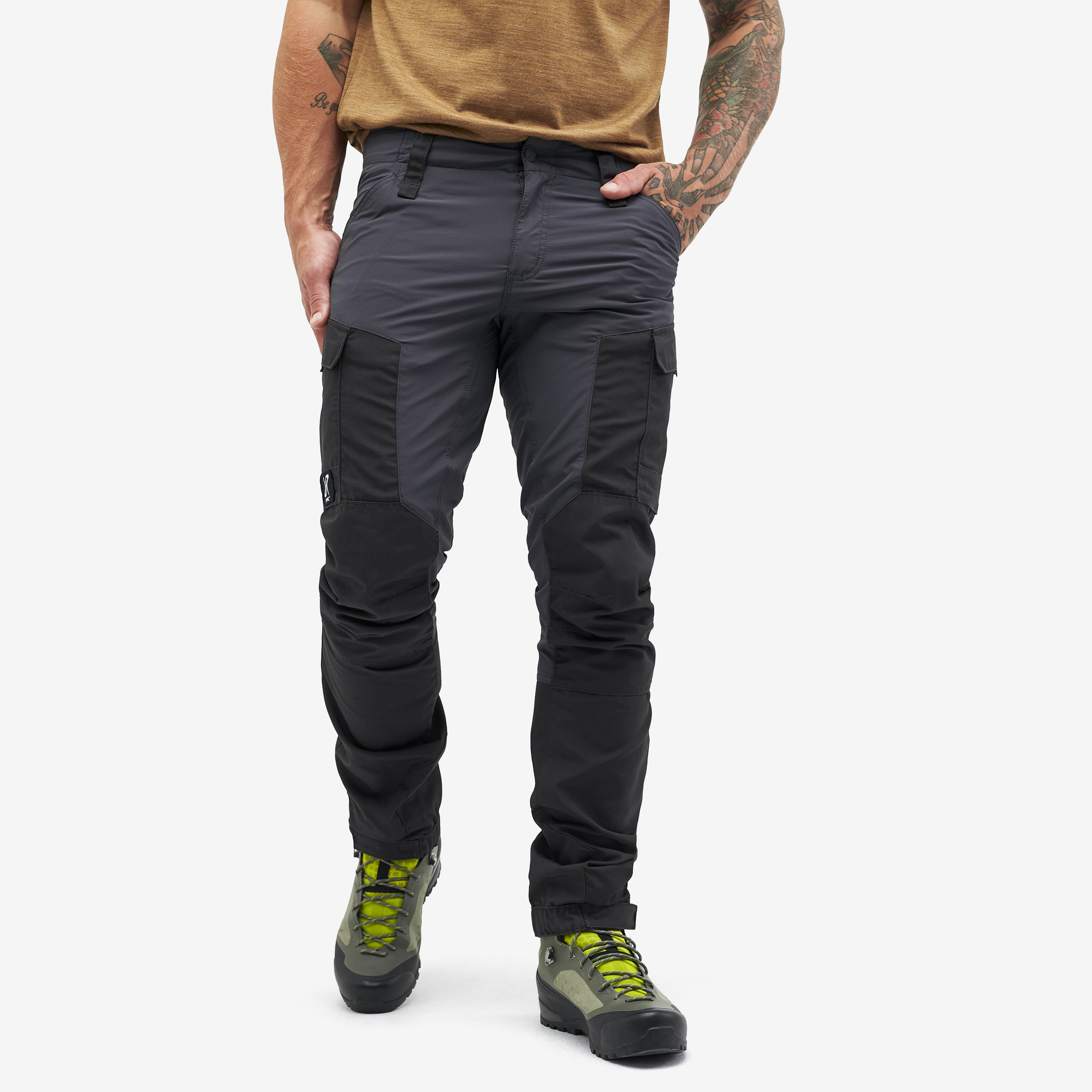 RVRC GP outdoor pants for men in dark grey
