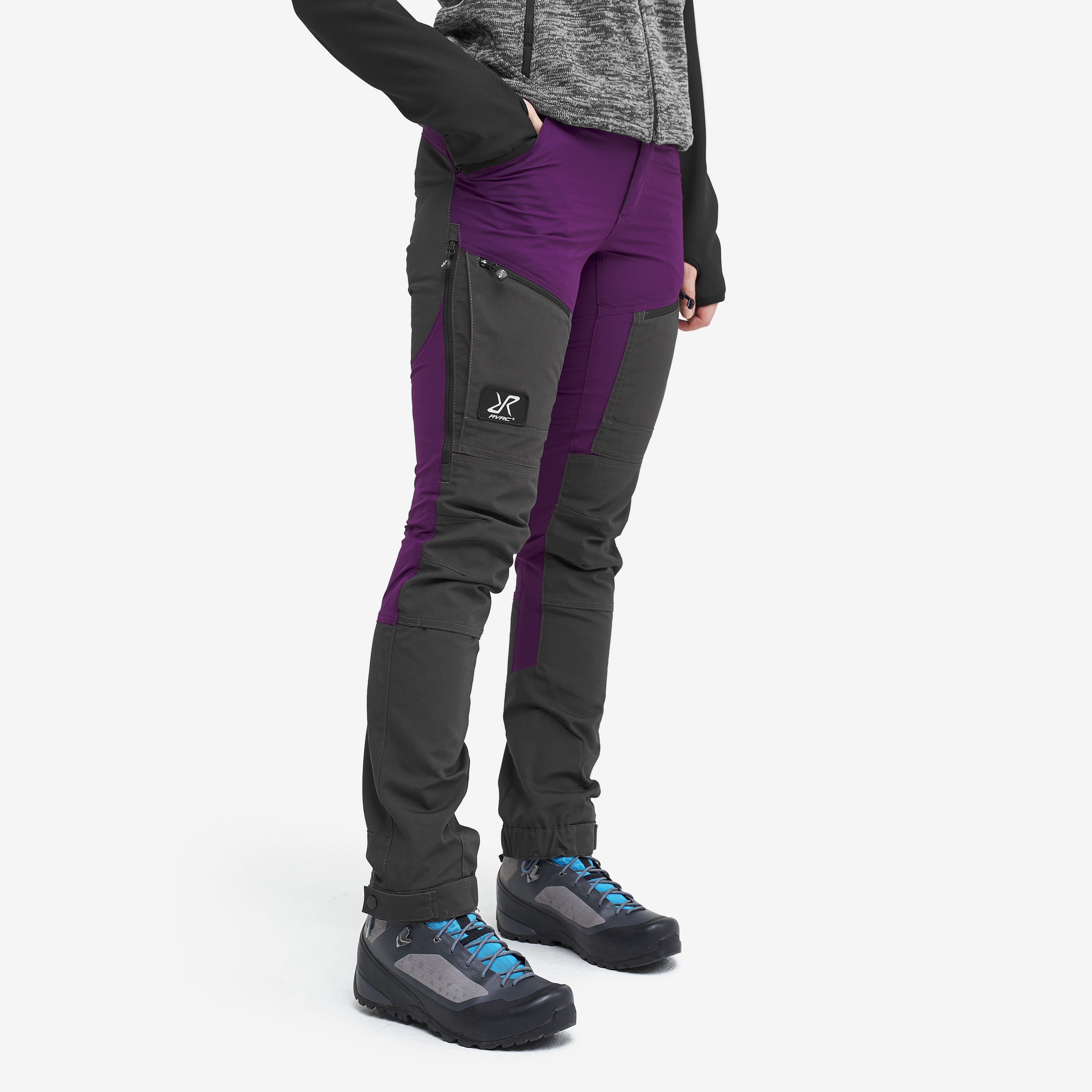 Pantalones trekking RVRC GP Pro para mujer en púrpura