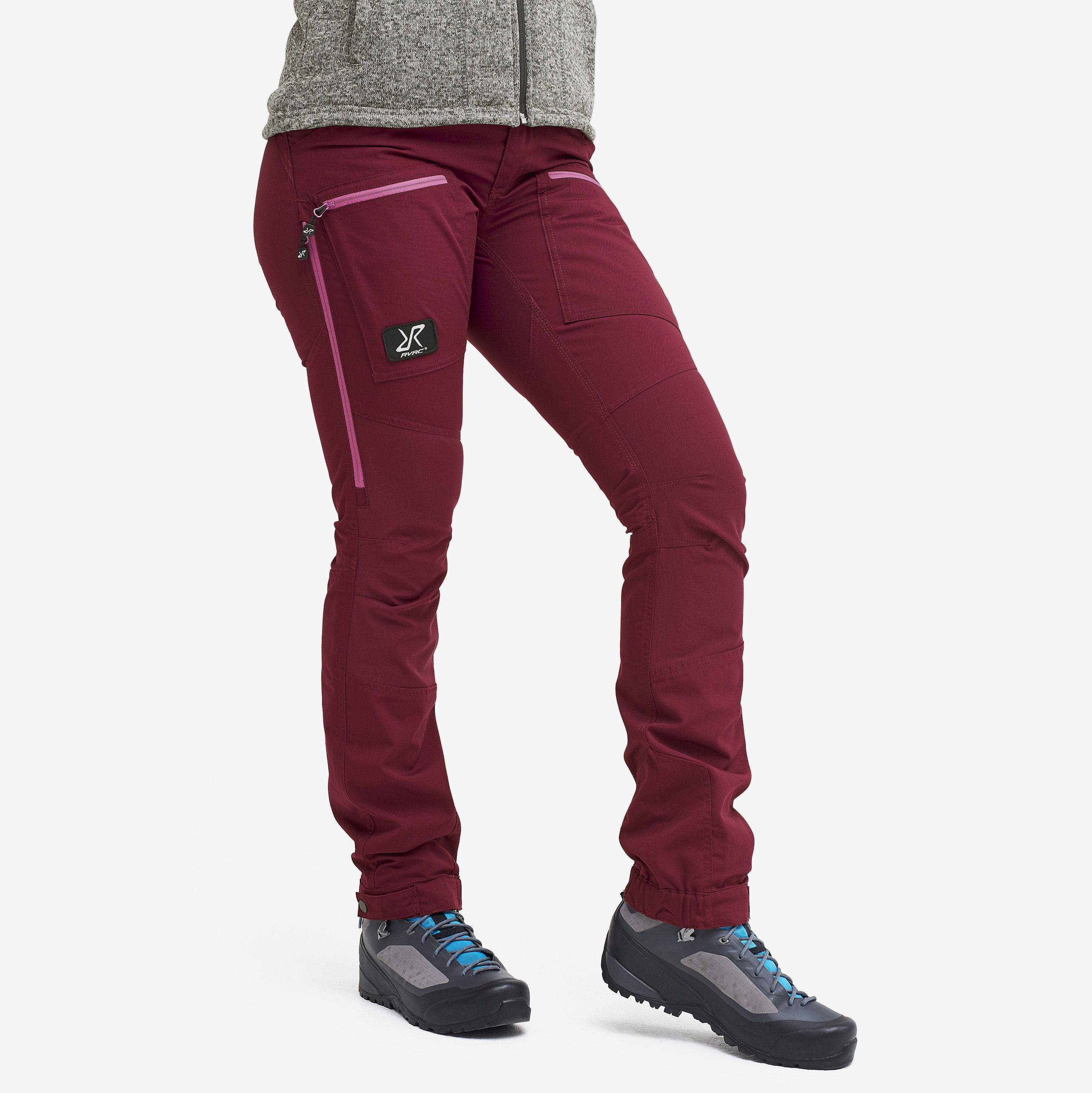 Nordwand Pro Pants Bison Red Mujeres