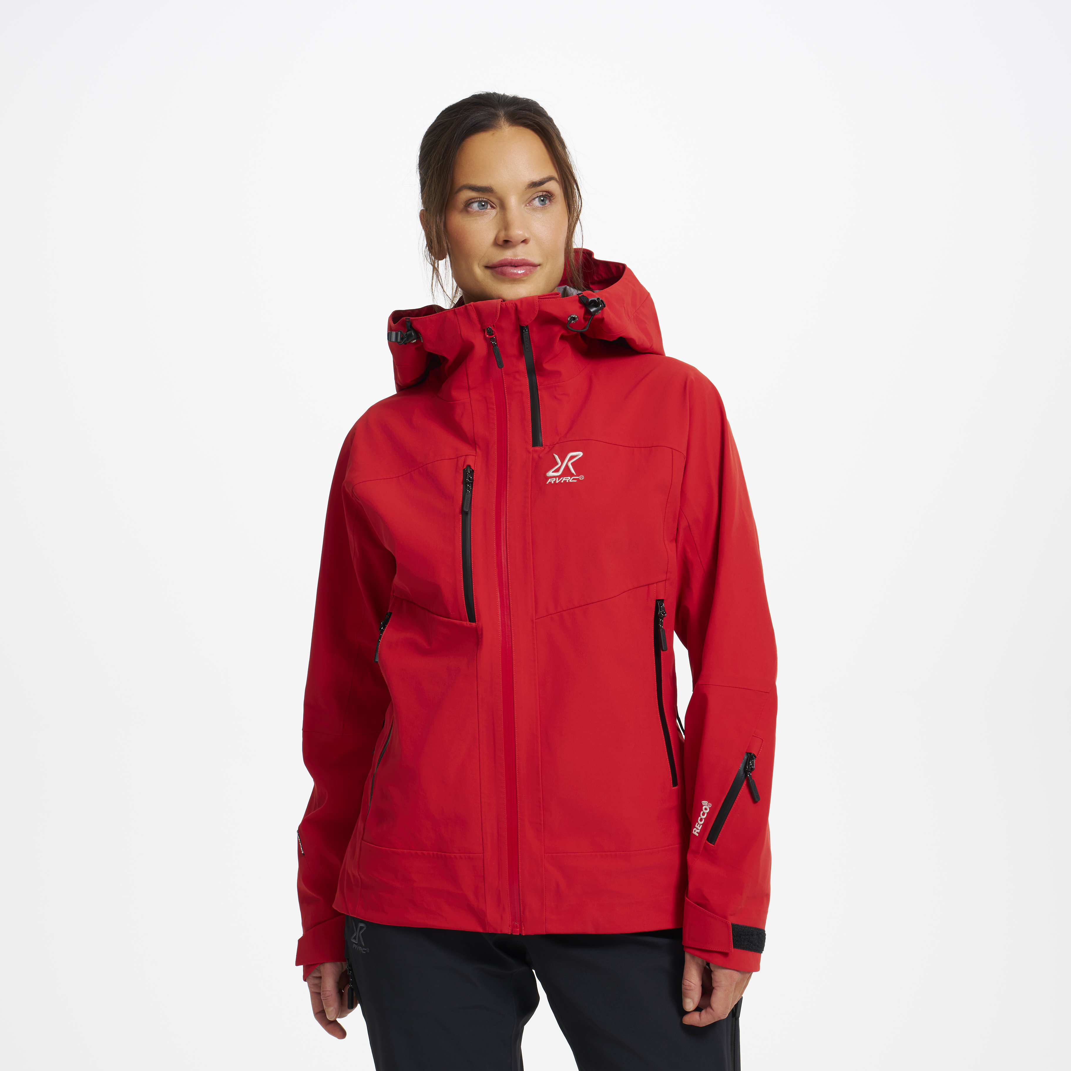 Cyclone 3L Shell Jacket Dam Aura Red, :L