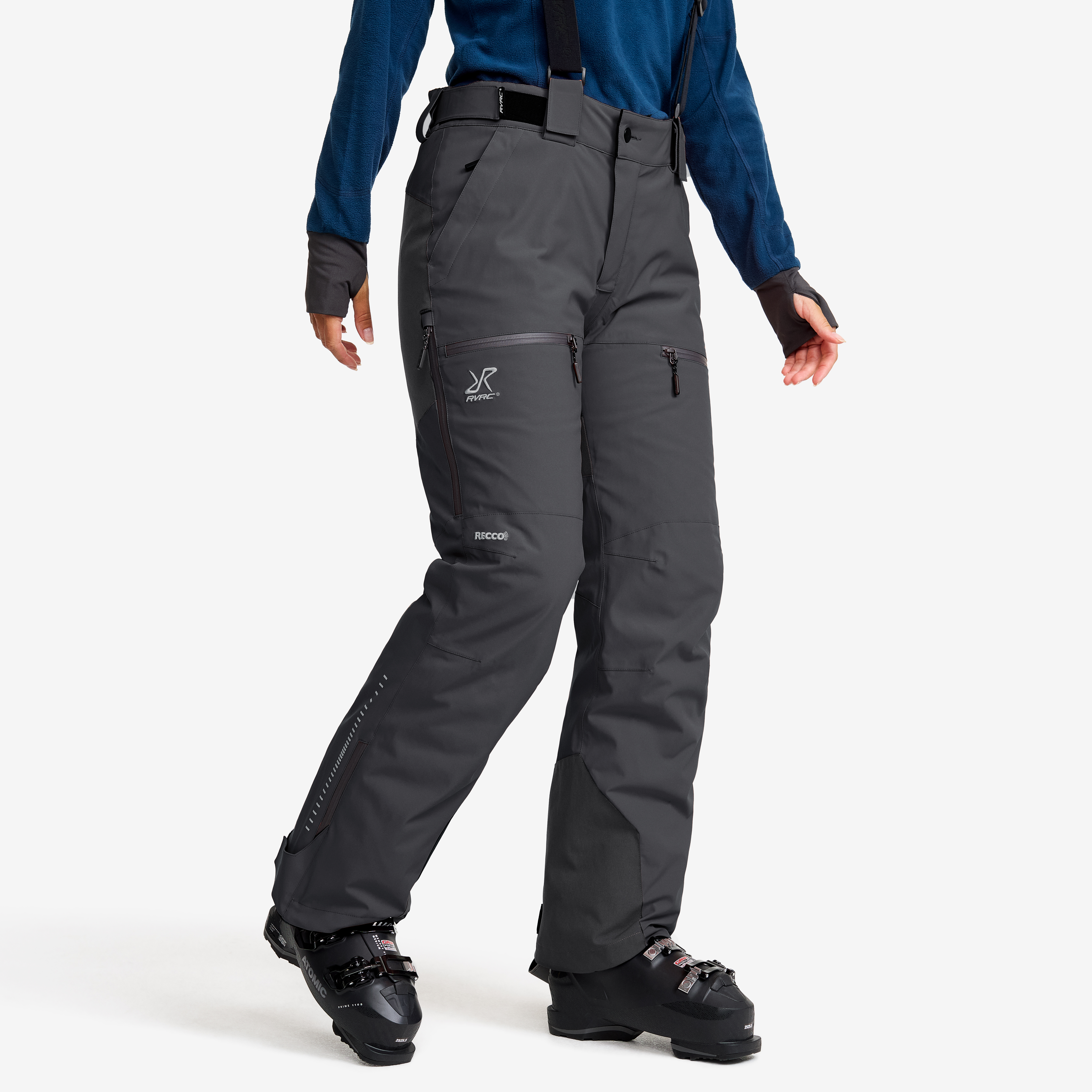 Halo 2l Insulated Ski Pants Anthracite Dame