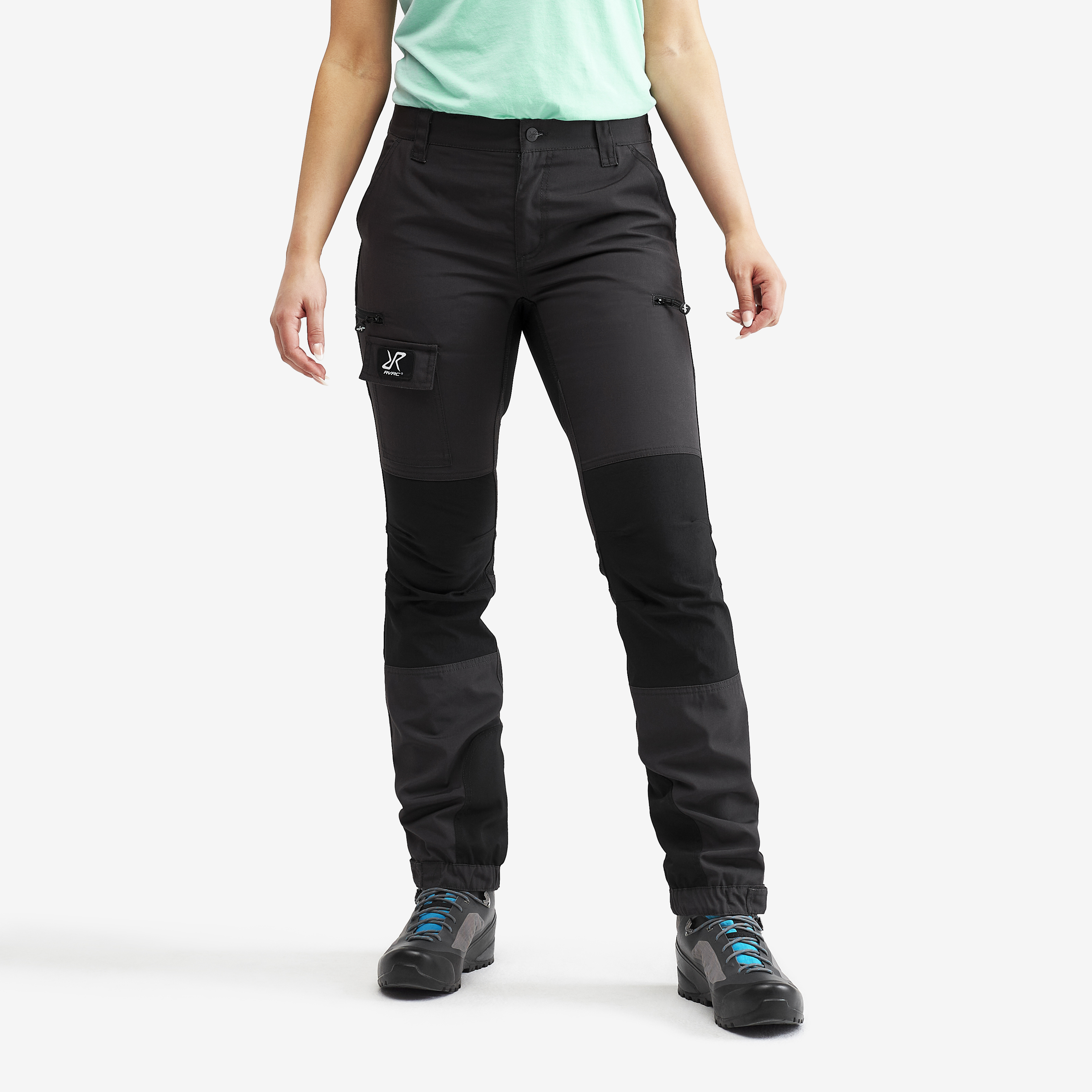 Nordwand outdoor pants for women in dark grey