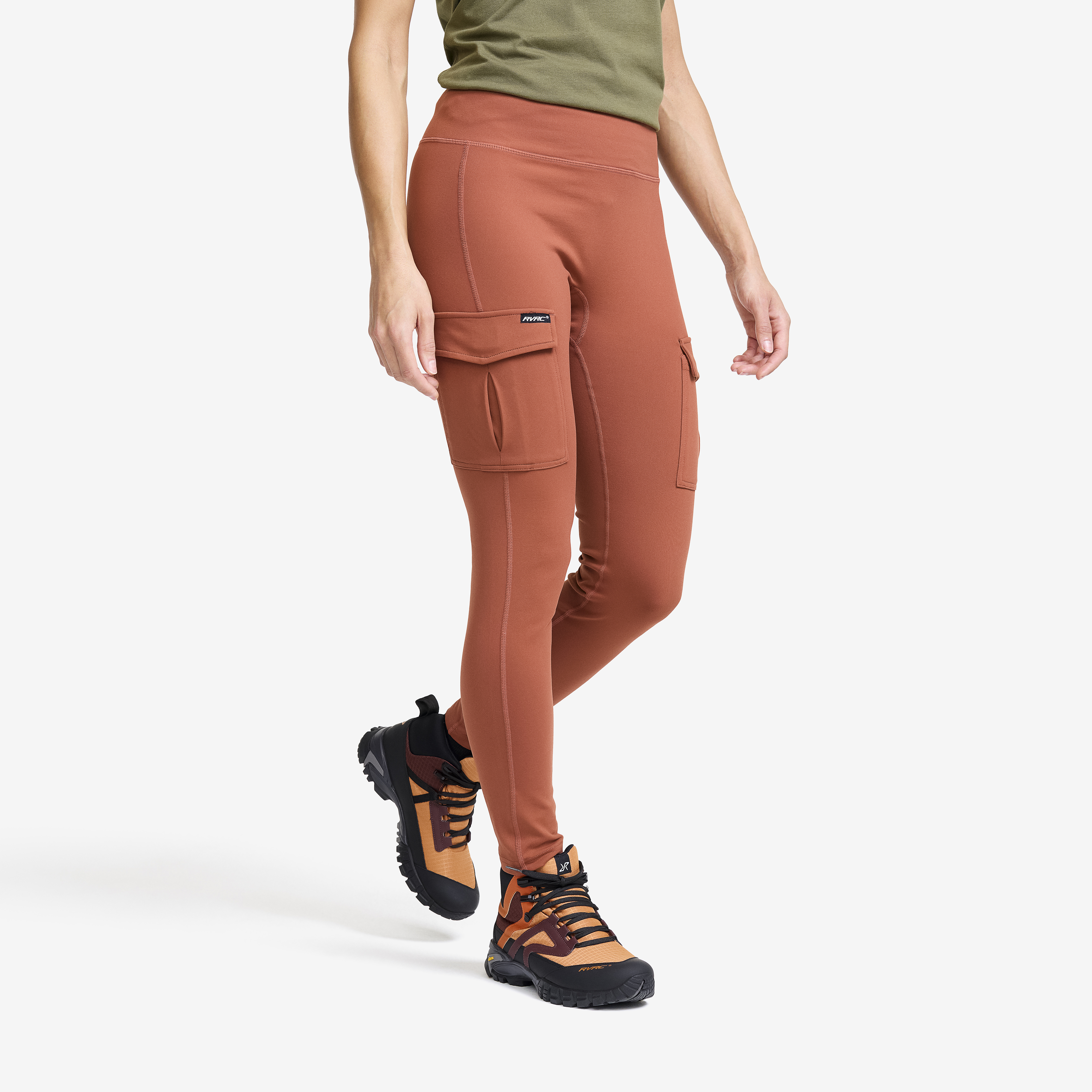 Summit Pocket Tights Pink Mahogany Damen