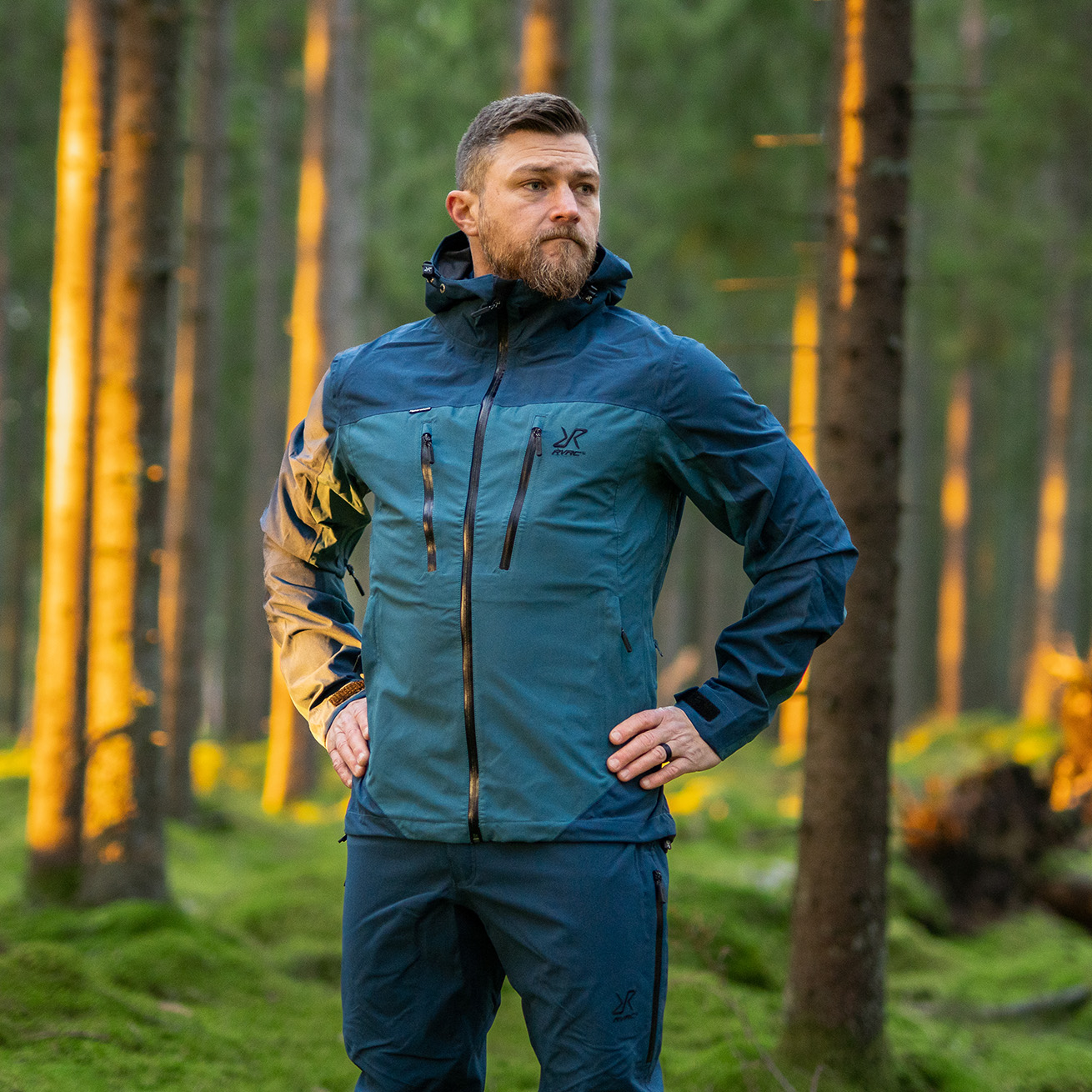 Silence Proshell Jacket Men Lemon Curry | RevolutionRace