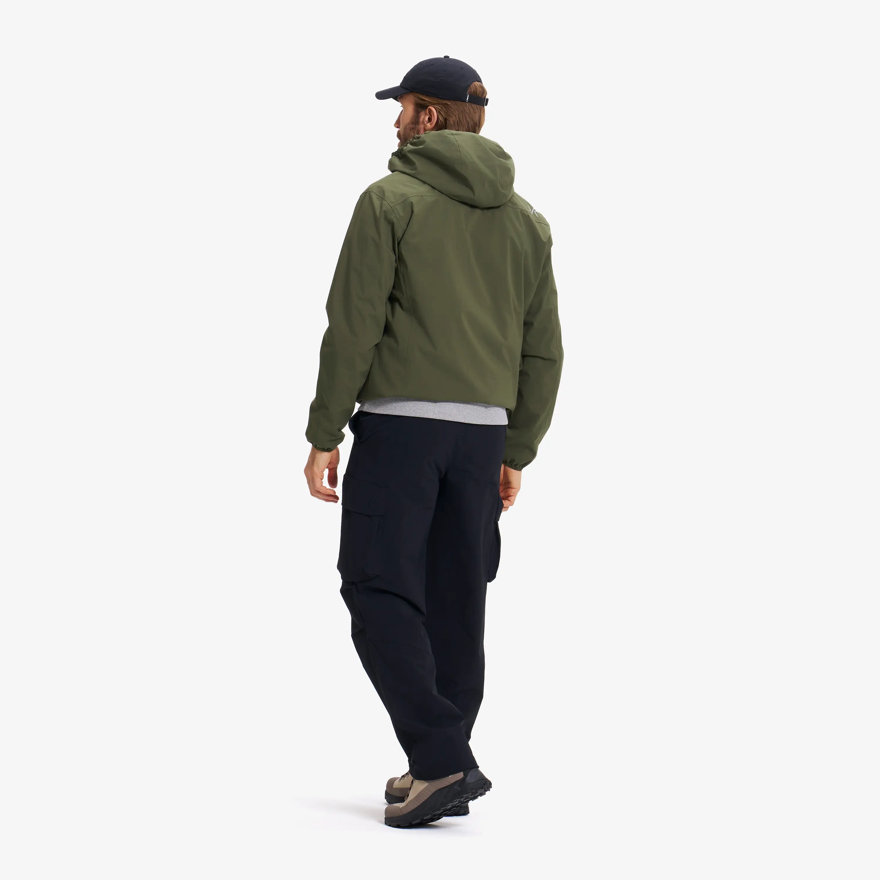Zenith Wide Leg Cargo Pants Men Black | RevolutionRace