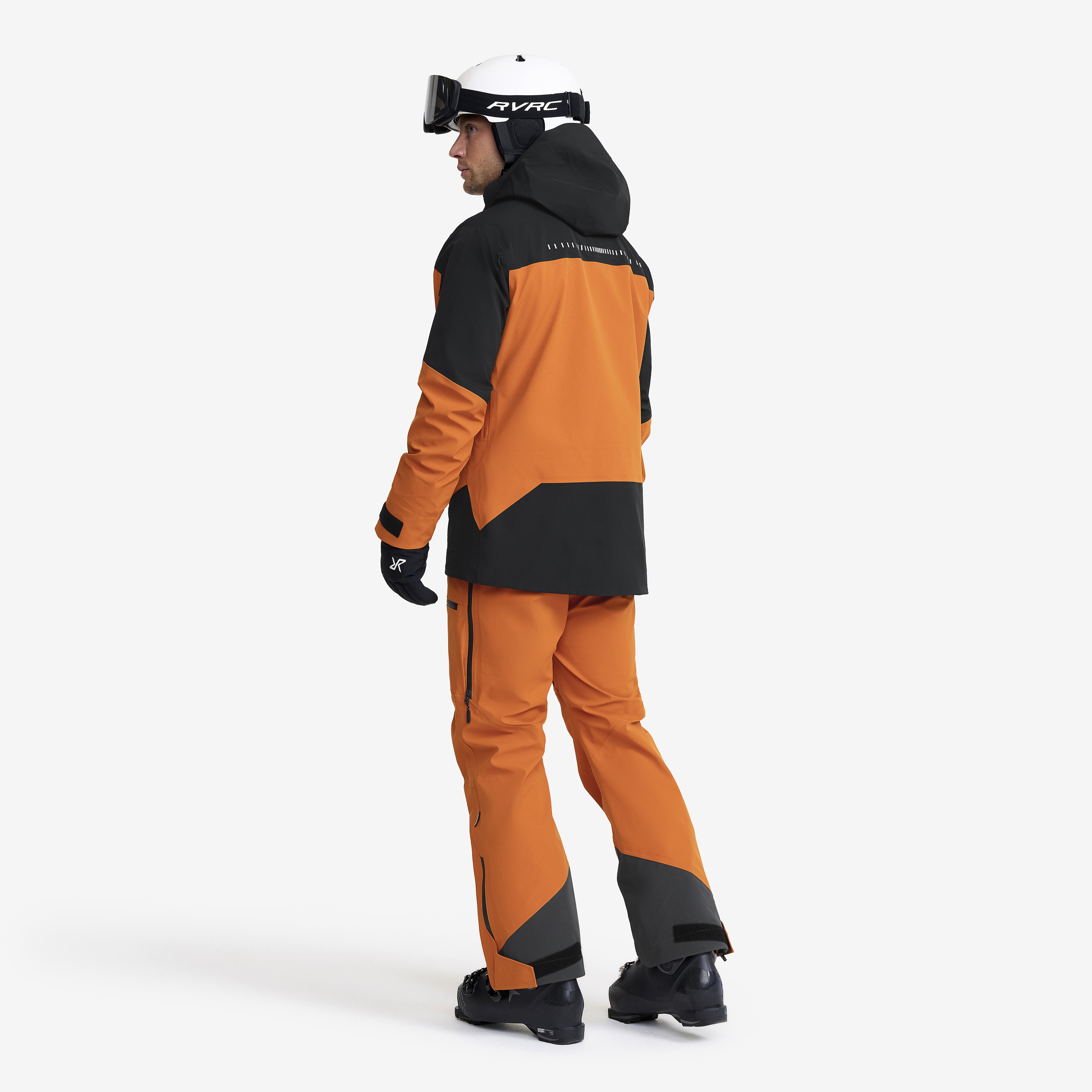 Atlas 3L Ski Jacket Men Hawaiian Sunset/Black | RevolutionRace