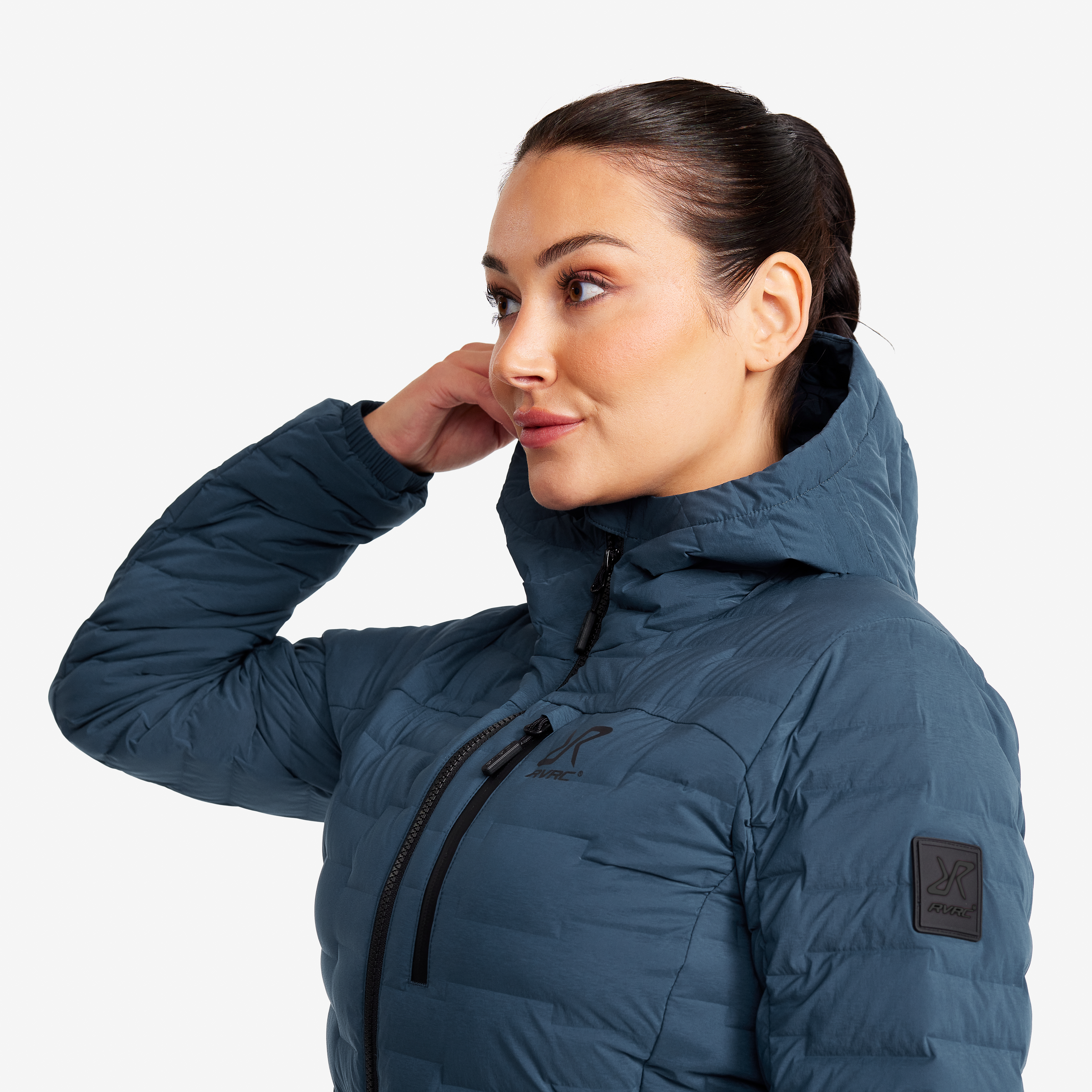 Giacca Antivento Macron Run Reflex - Donna, Nera, Lavabile In Lavatrice - Foto 2