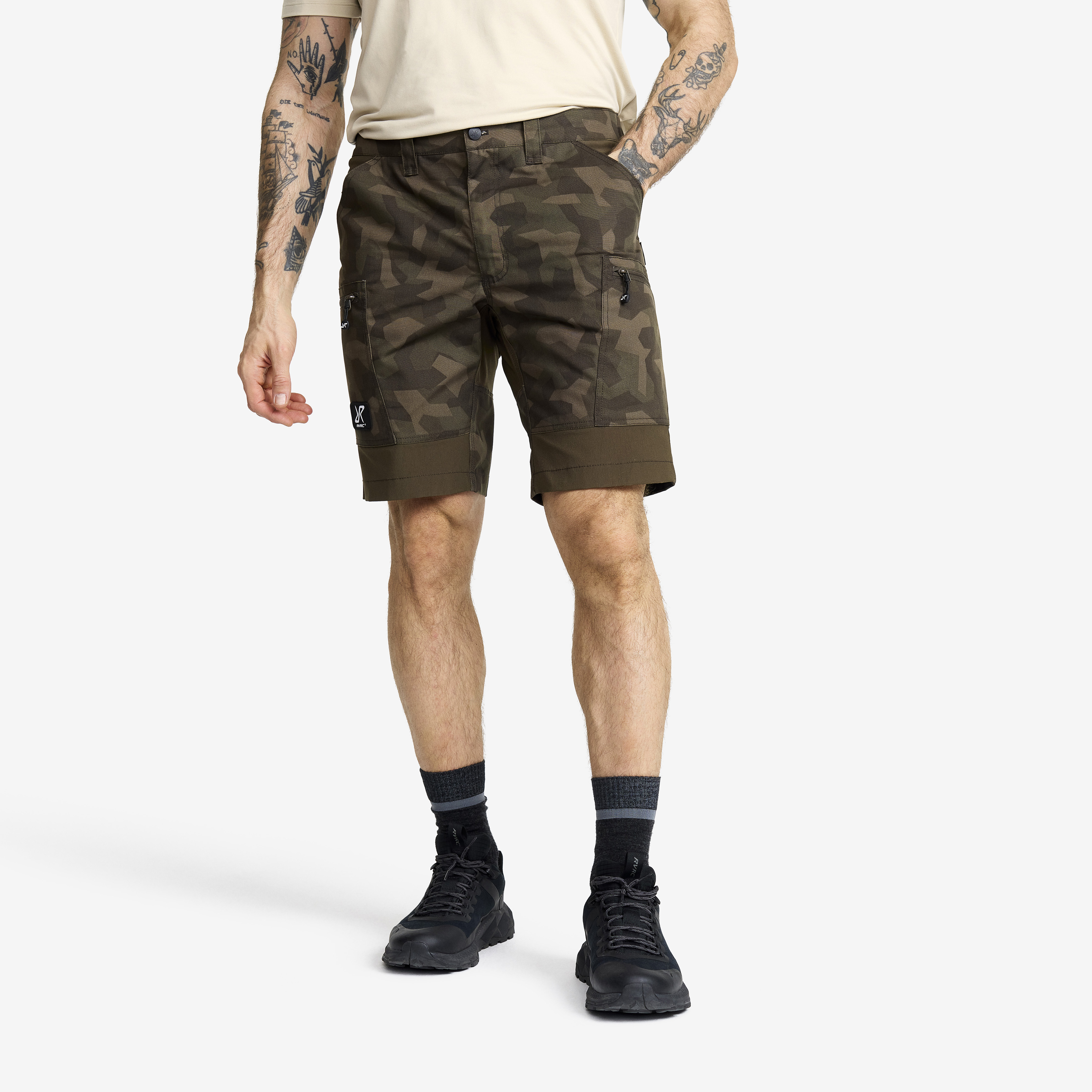 Nordwand Shorts Earth Camo Meestele