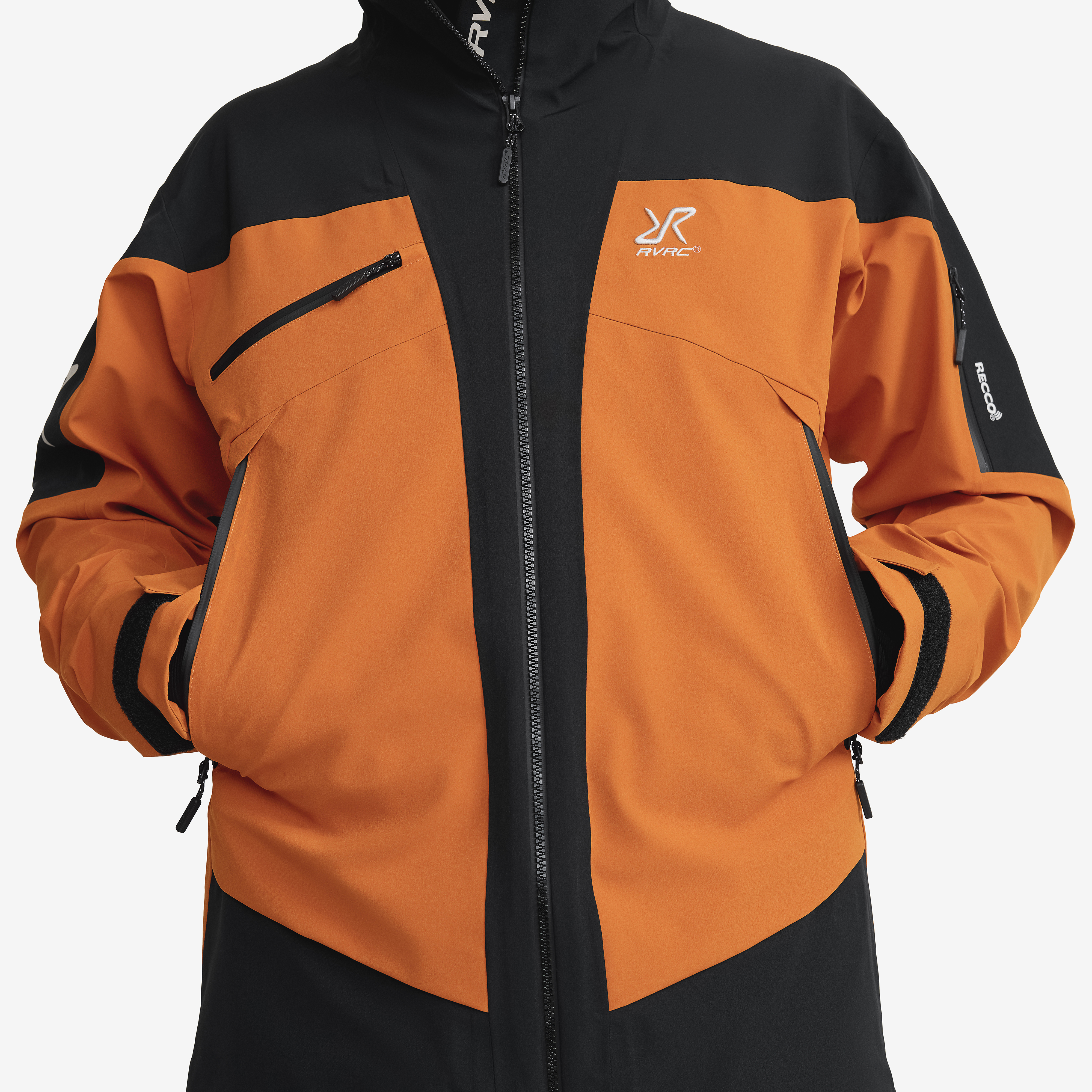 Atlas 3L Ski Jacket Men Hawaiian Sunset/Black | RevolutionRace