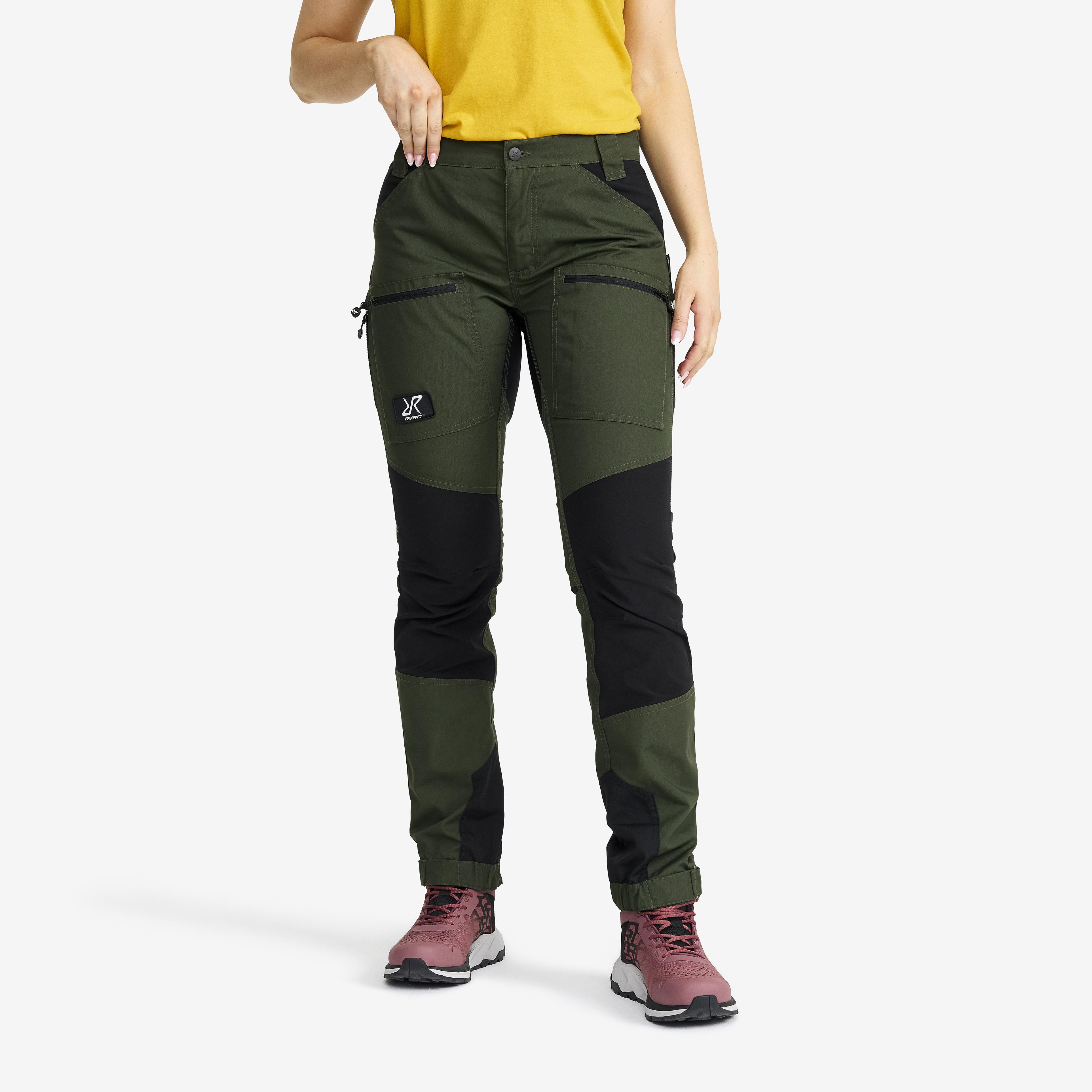 Nordwand Pro hiking pants for women in green