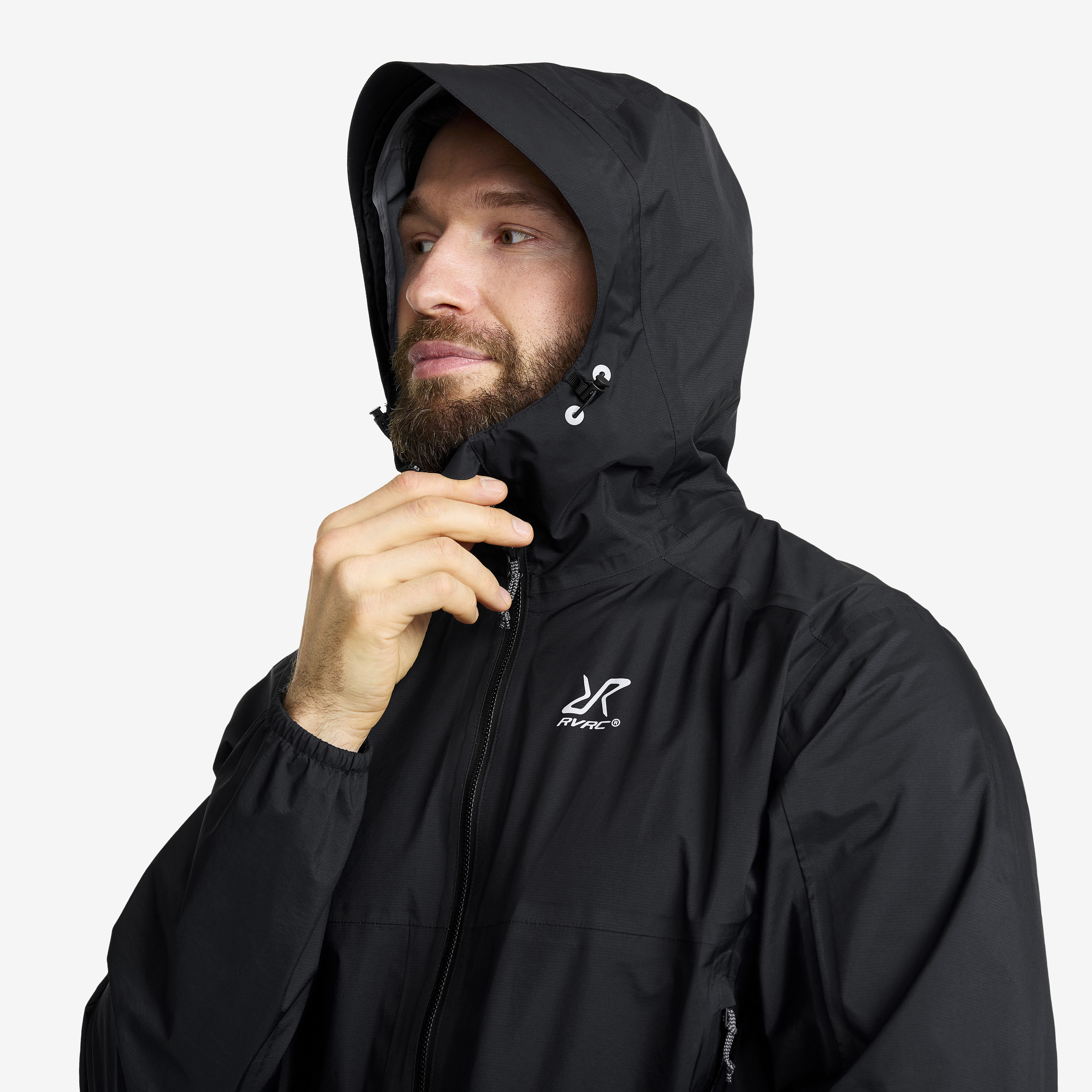 Arcade 3L Lightweight Jacket Men Black | RevolutionRace
