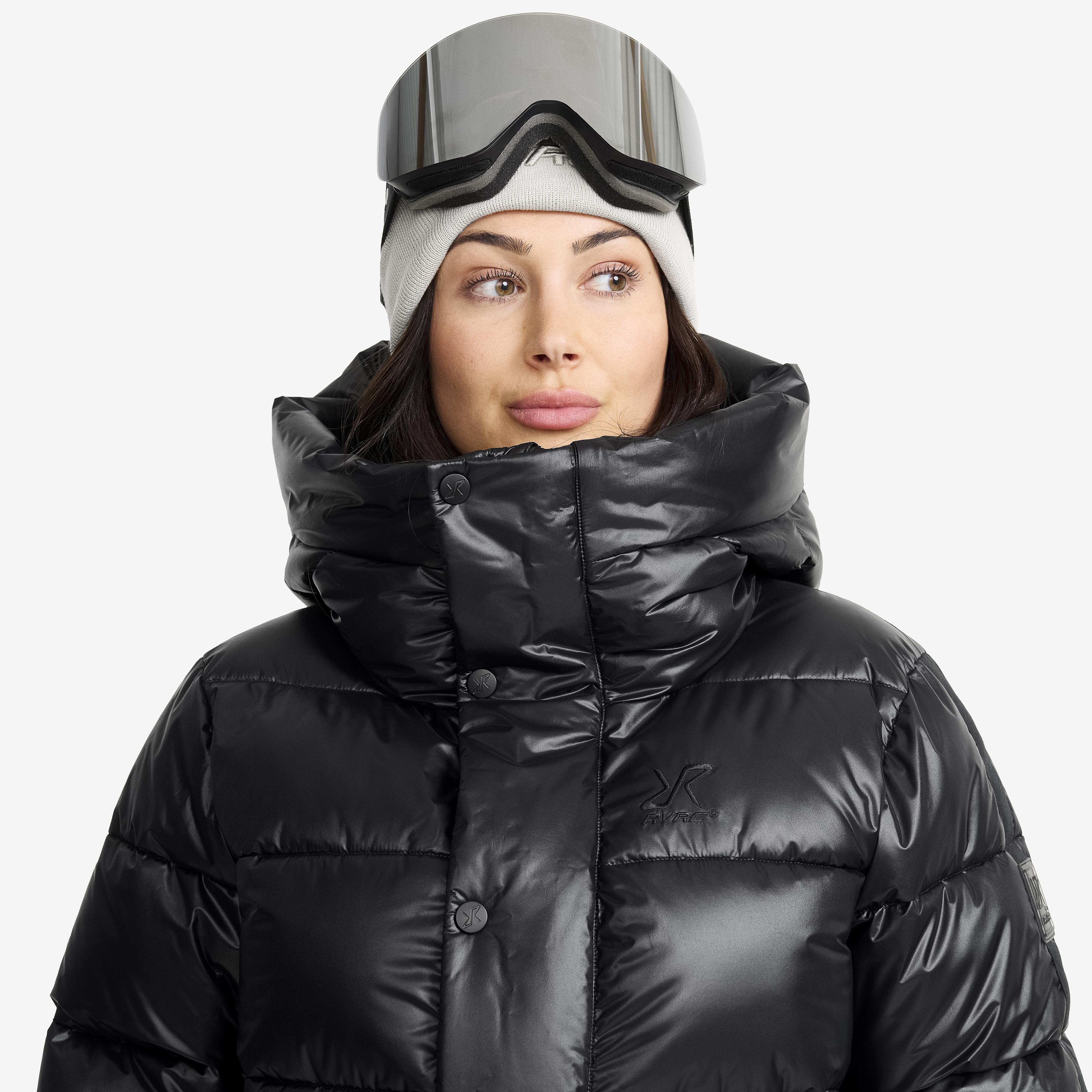 Raise Puffer Ski Jacket Women Black | RevolutionRace