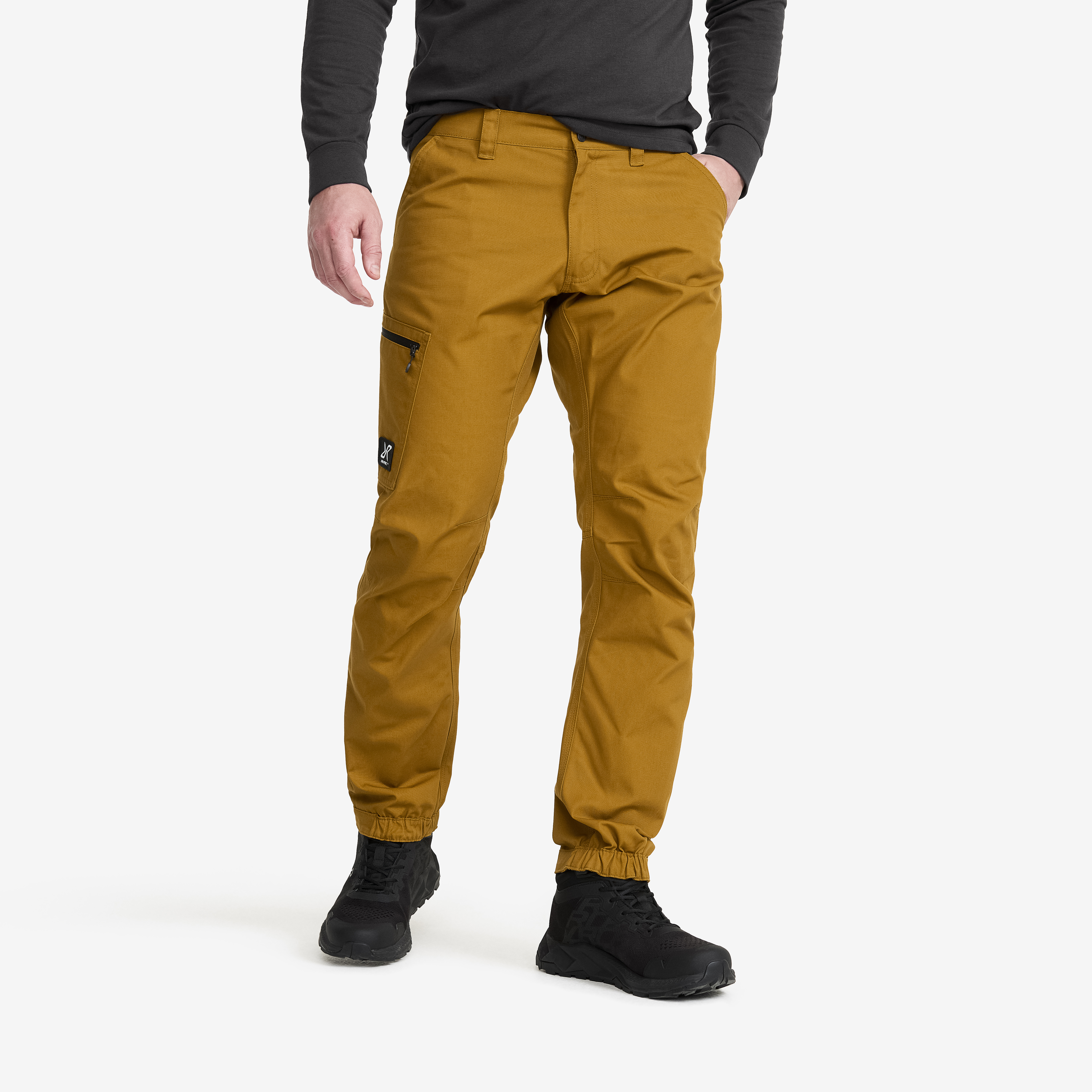 Outdoor Basic Pants Herr Golden Brown, :S