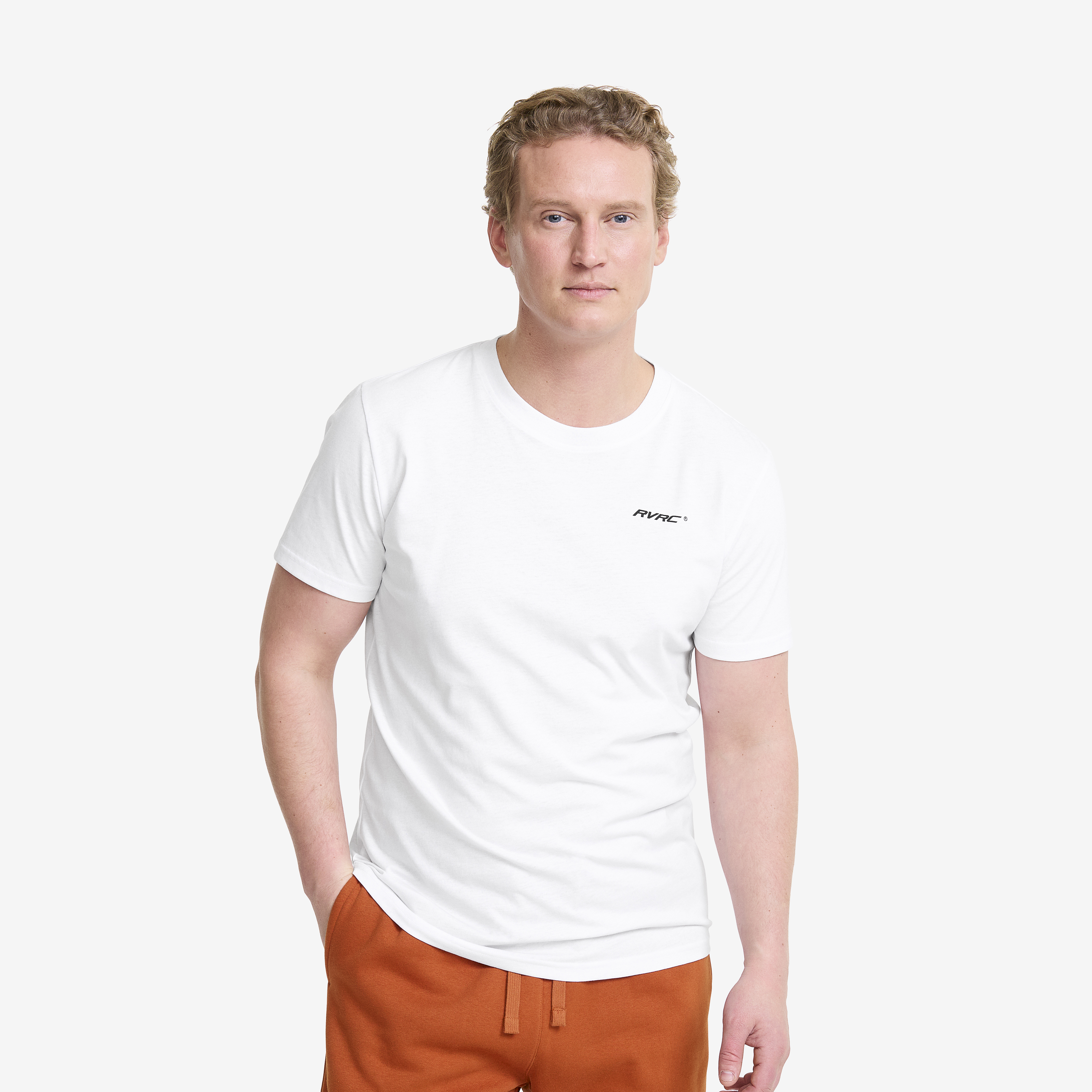 Easy T-shirt Slim Fit White Herren