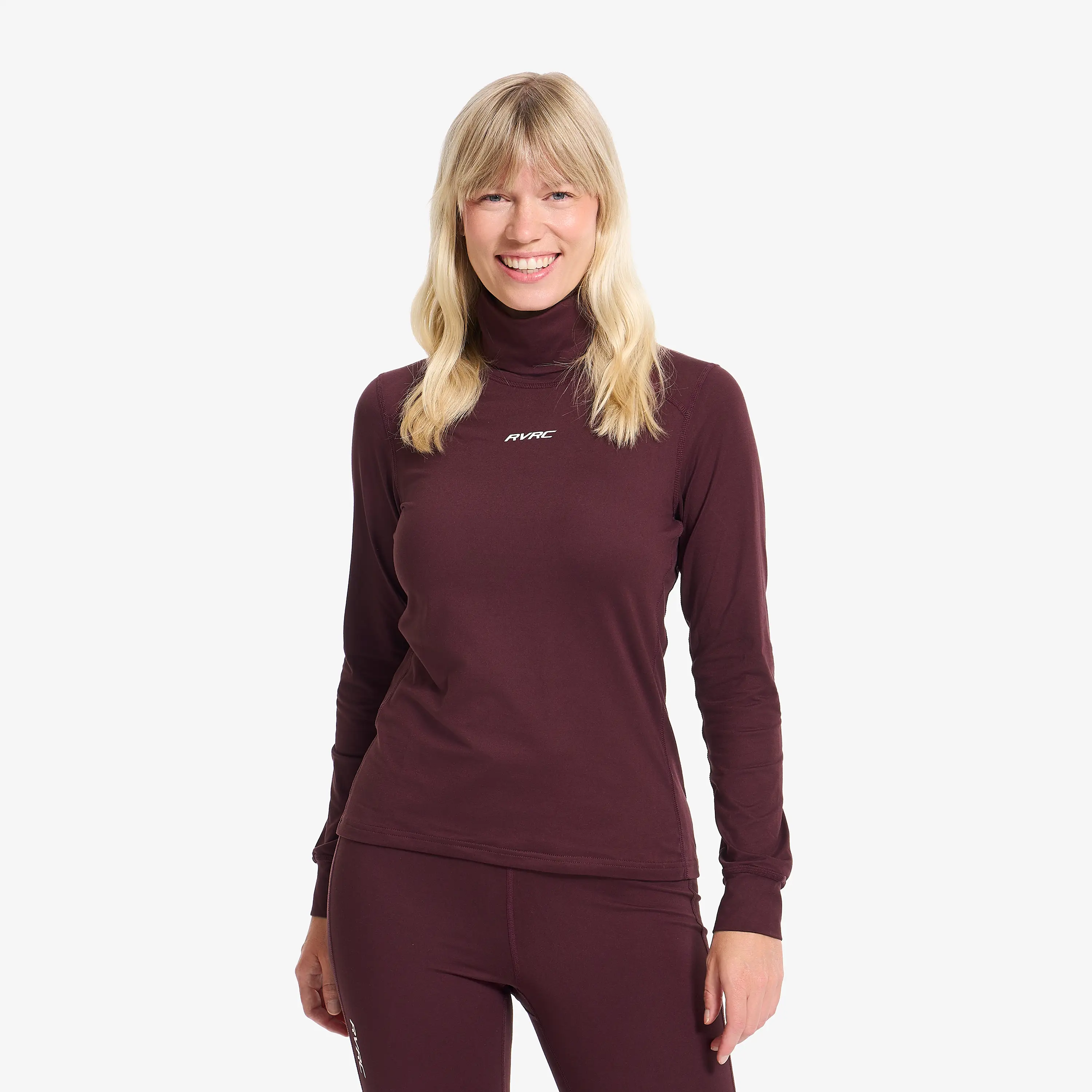Downhill Base Layer Turtleneck Top Winetasting Mujeres,
