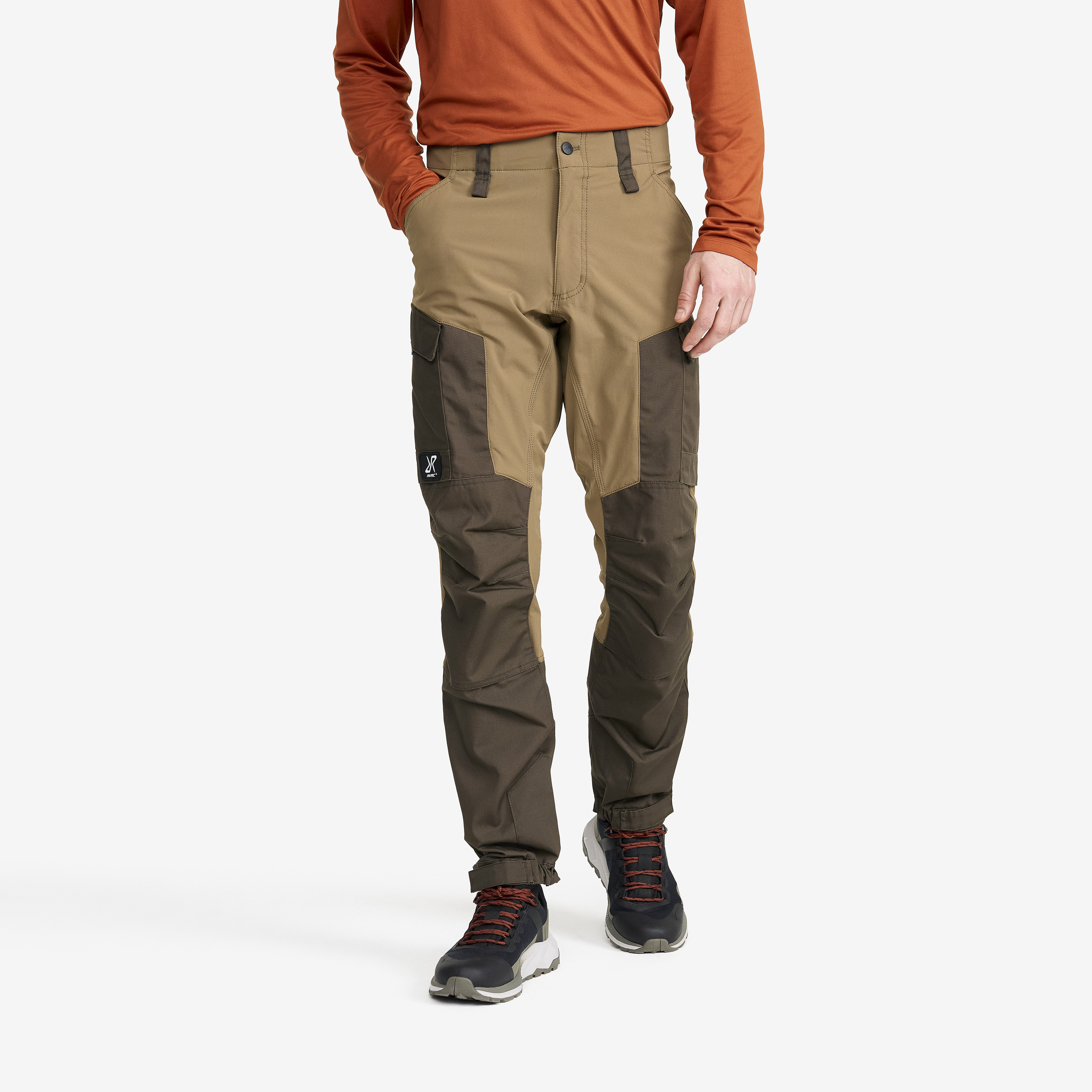 RVRC GP outdoorové kalhoty pro muže v hnědé barvě
