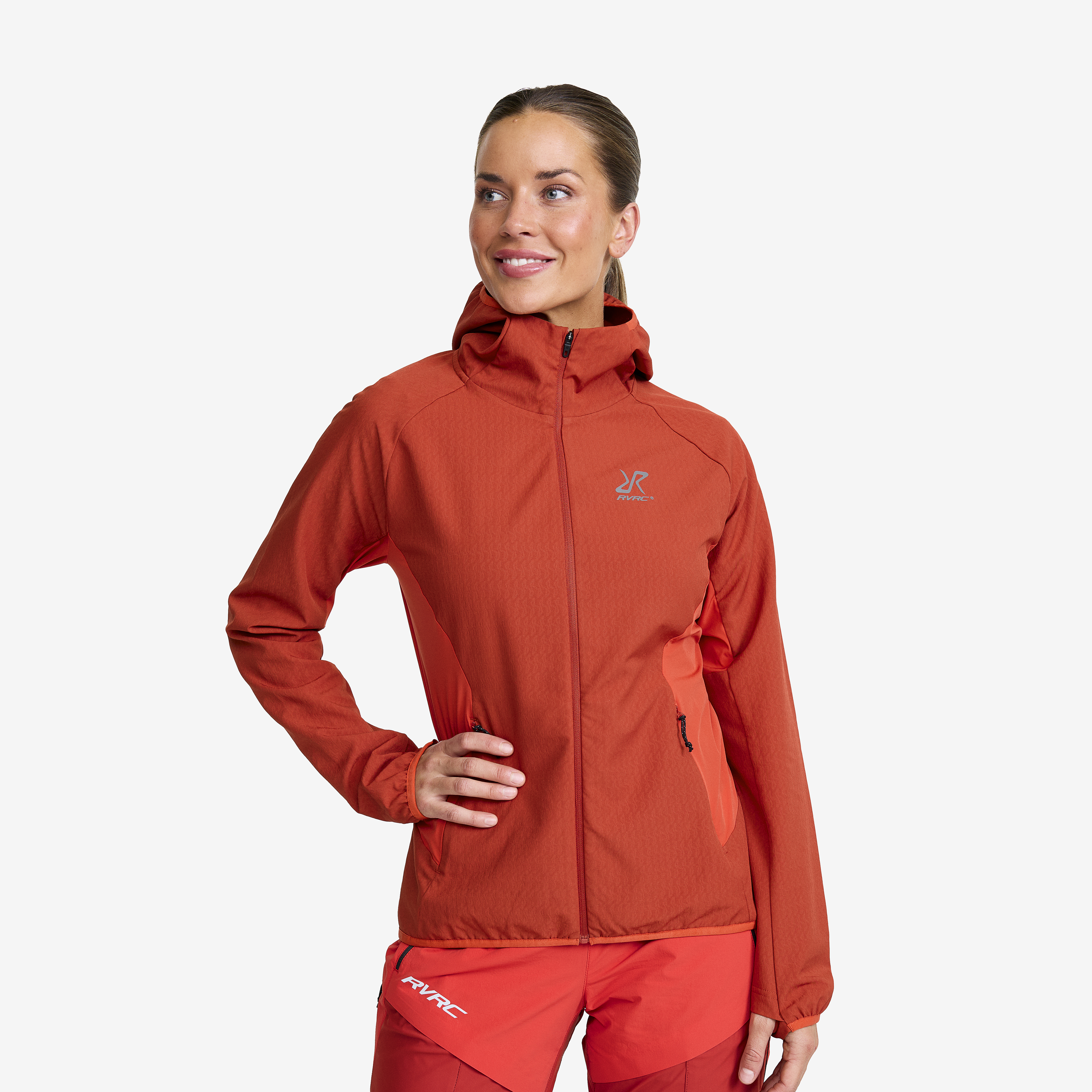 Distance Pro Wind Jacket – Dam – Aurora Red/ Bossa Nova Storlek:M – Dam > Jackor > Vindjackor