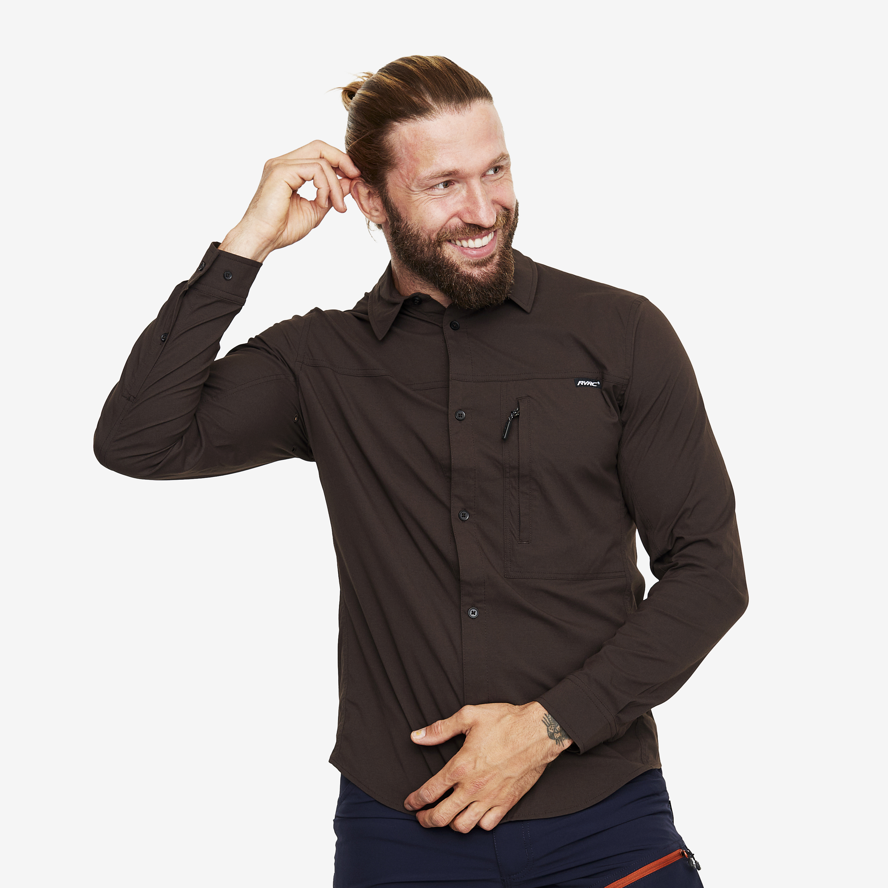 Preparation Stretch Shirt Hazel Hombres