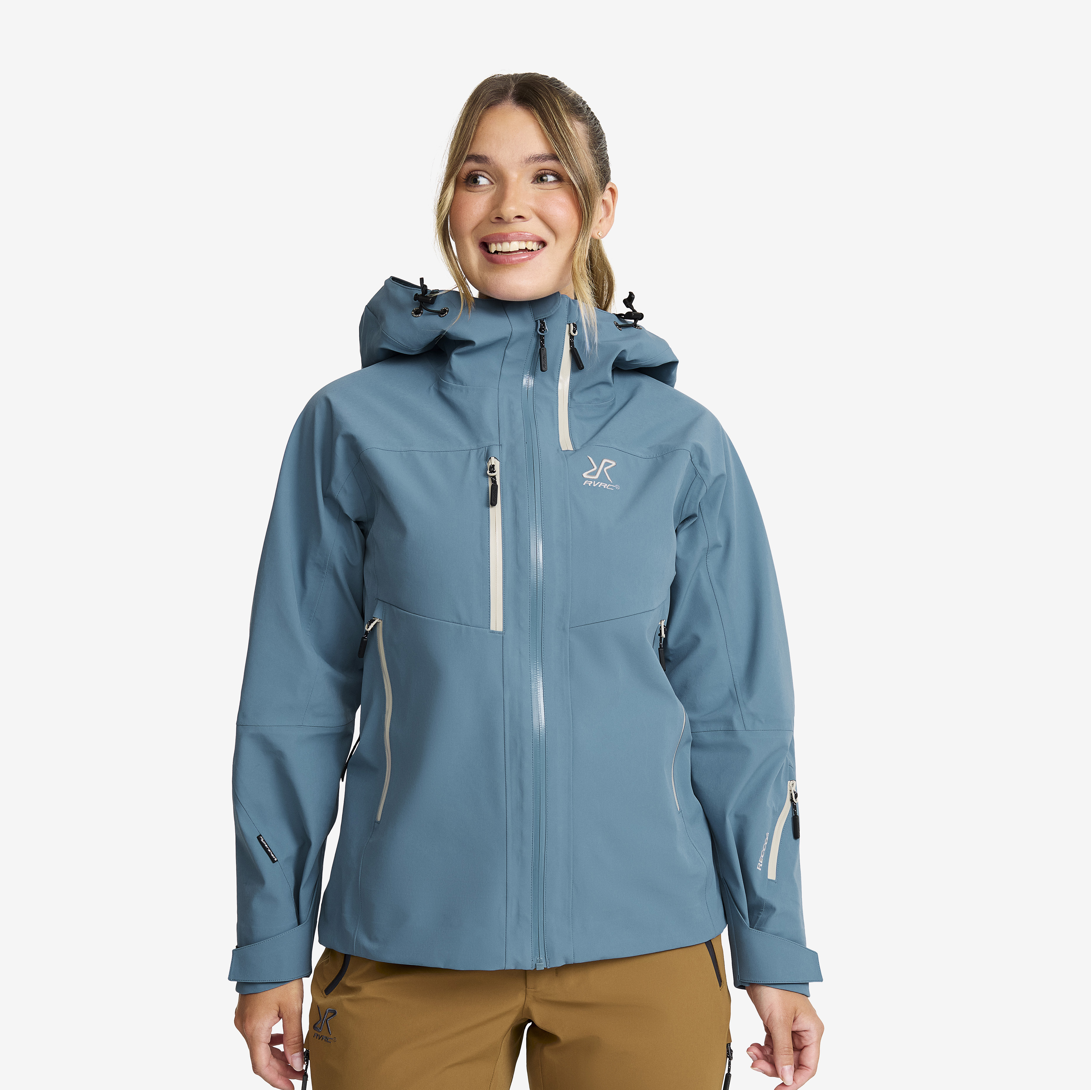 Cyclone 3L Shell Jacket Captain's Blue Dames