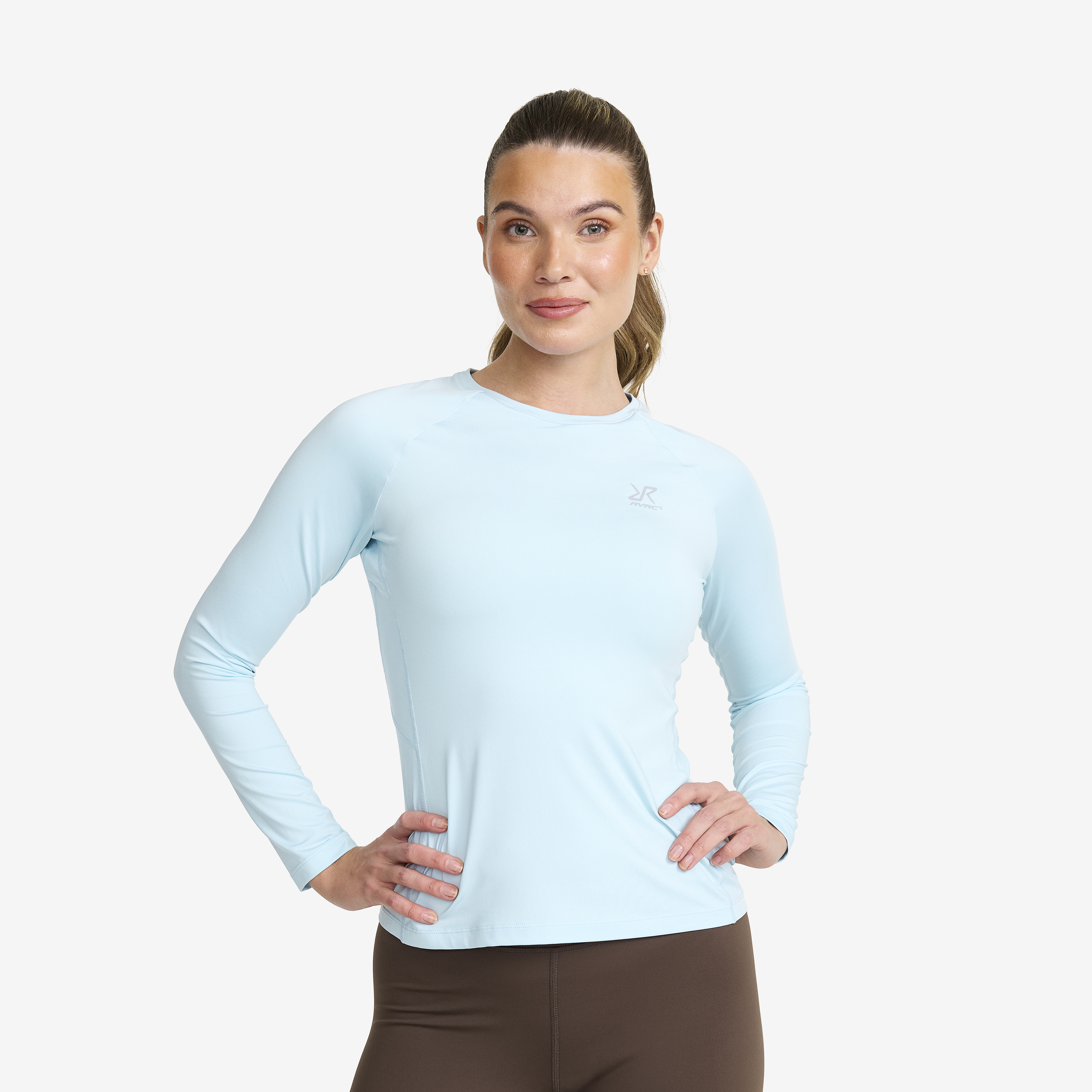 Stride Active Long-sleeved T-shirt Dam Cool Blue, :3XL