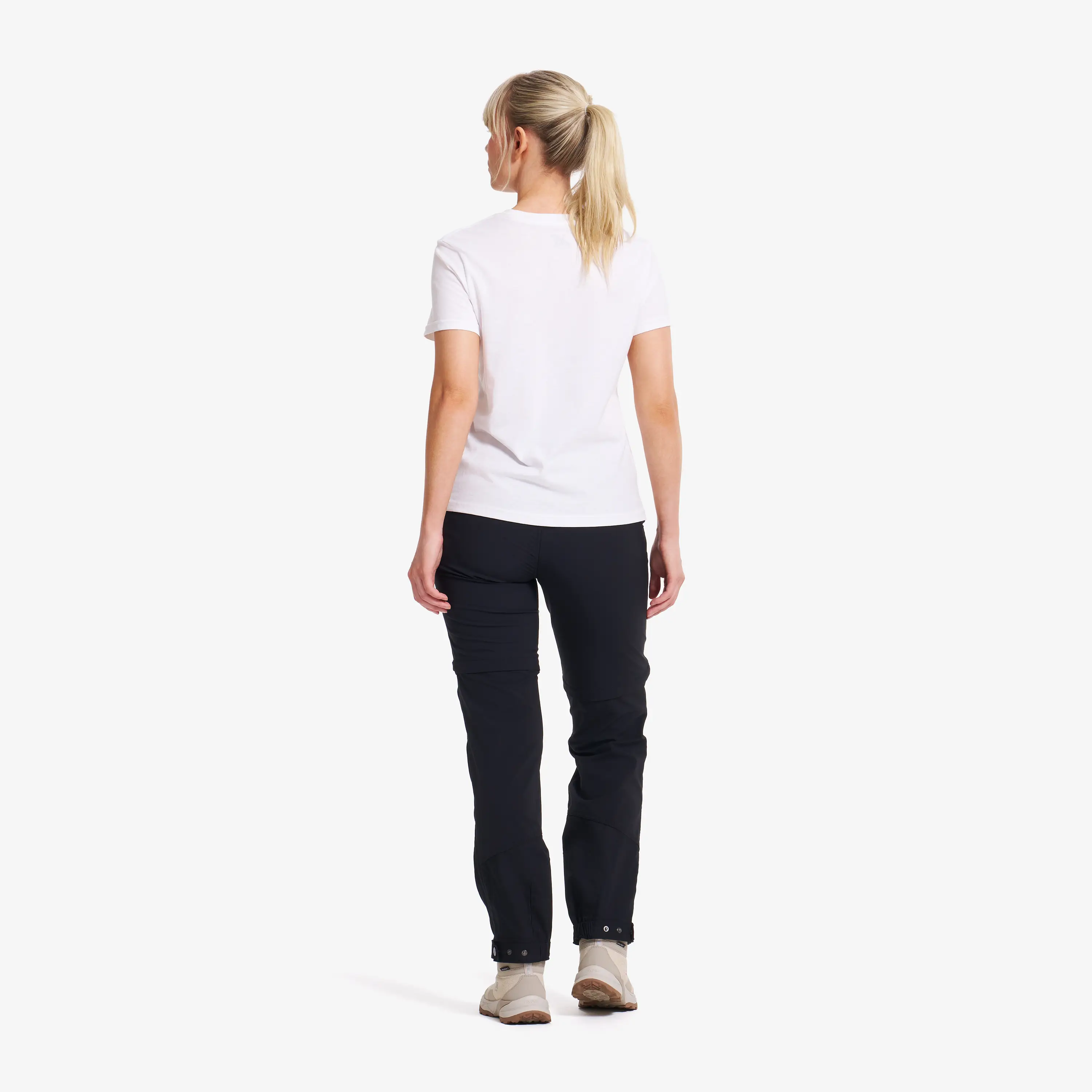 Range Pro Stretch T Zip-off Pants Women Black | RevolutionRace