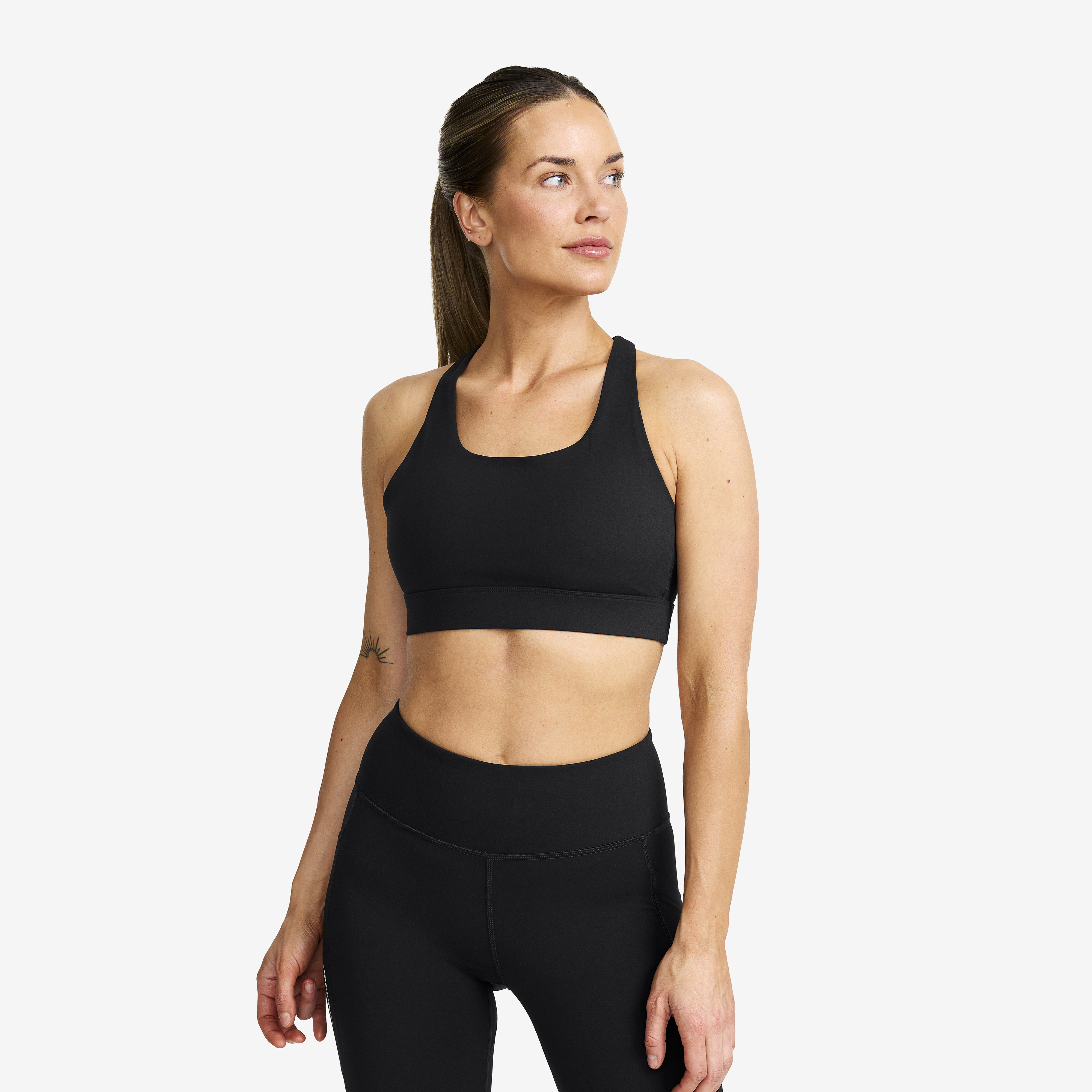 Rapid Medium Sports Bra Black Damen, 