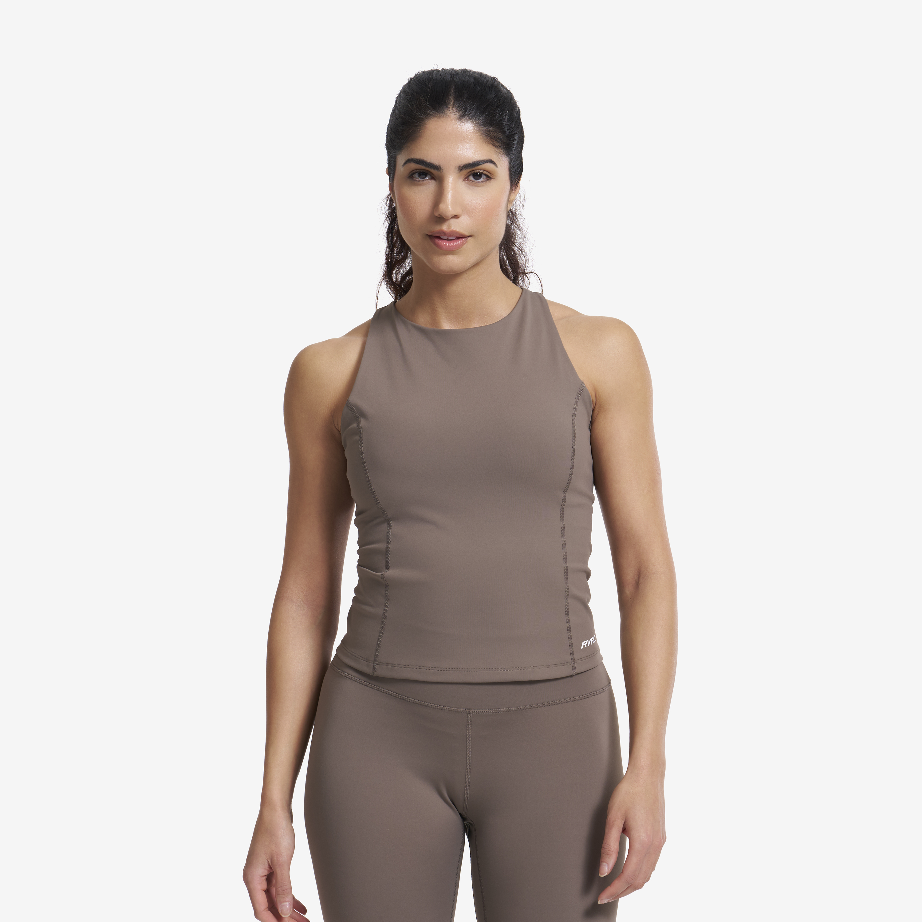 Paragon Soft Built-in Bra Tank Top Morel Damskie,