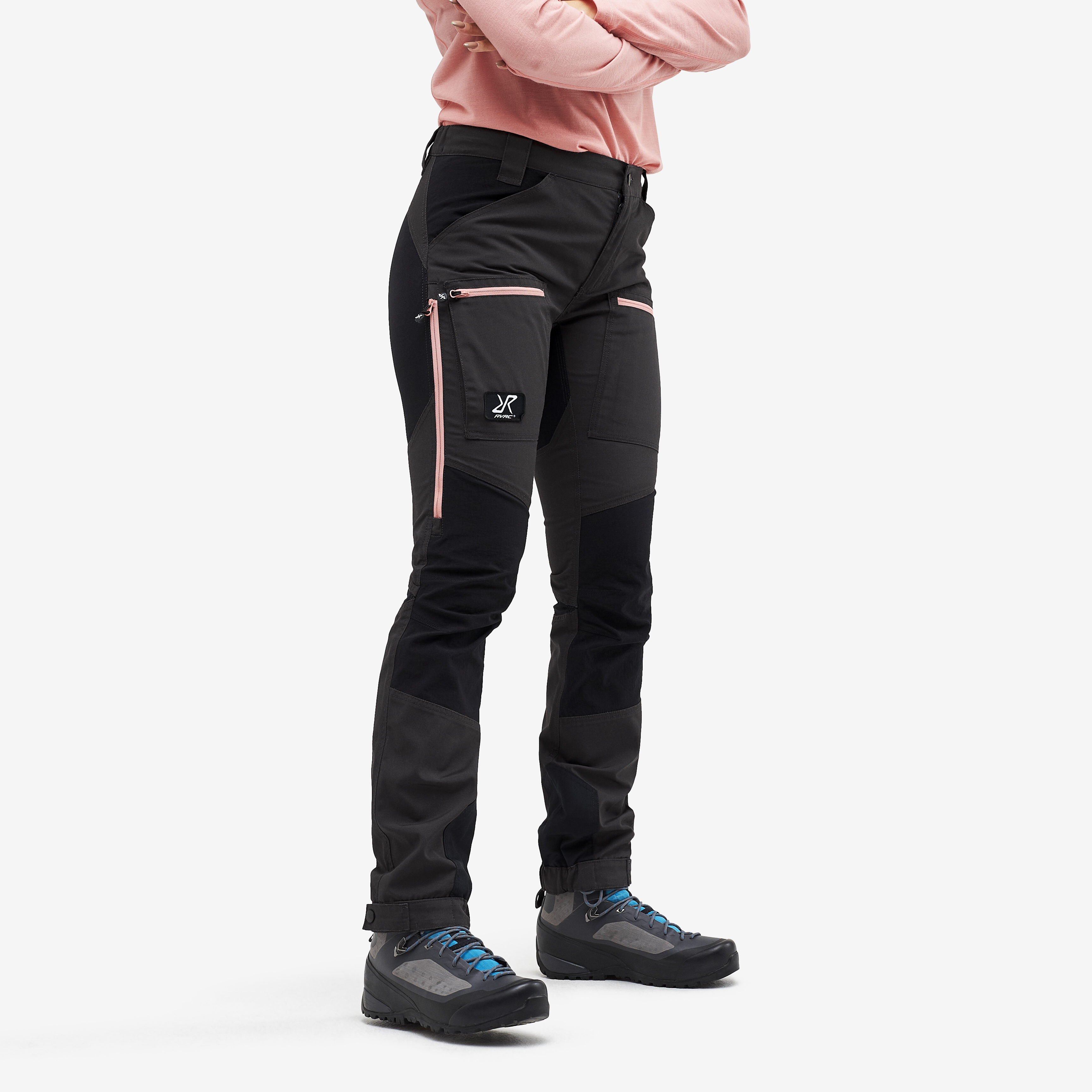 Nordwand Pro Pants Anthracite/Dusty pink Donna