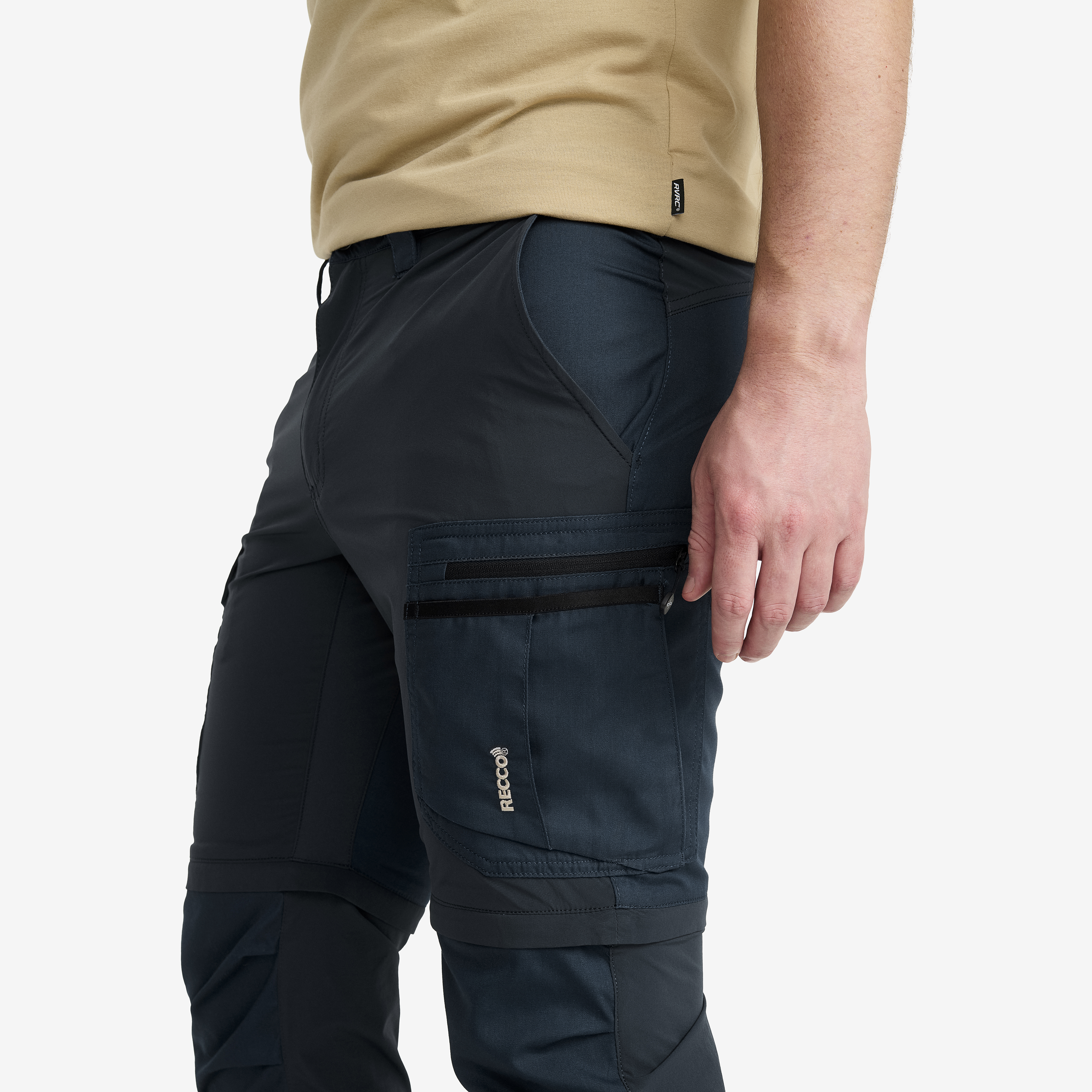 Rambler Lightweight Zip-off Pants Men Blueberry | RevolutionRace