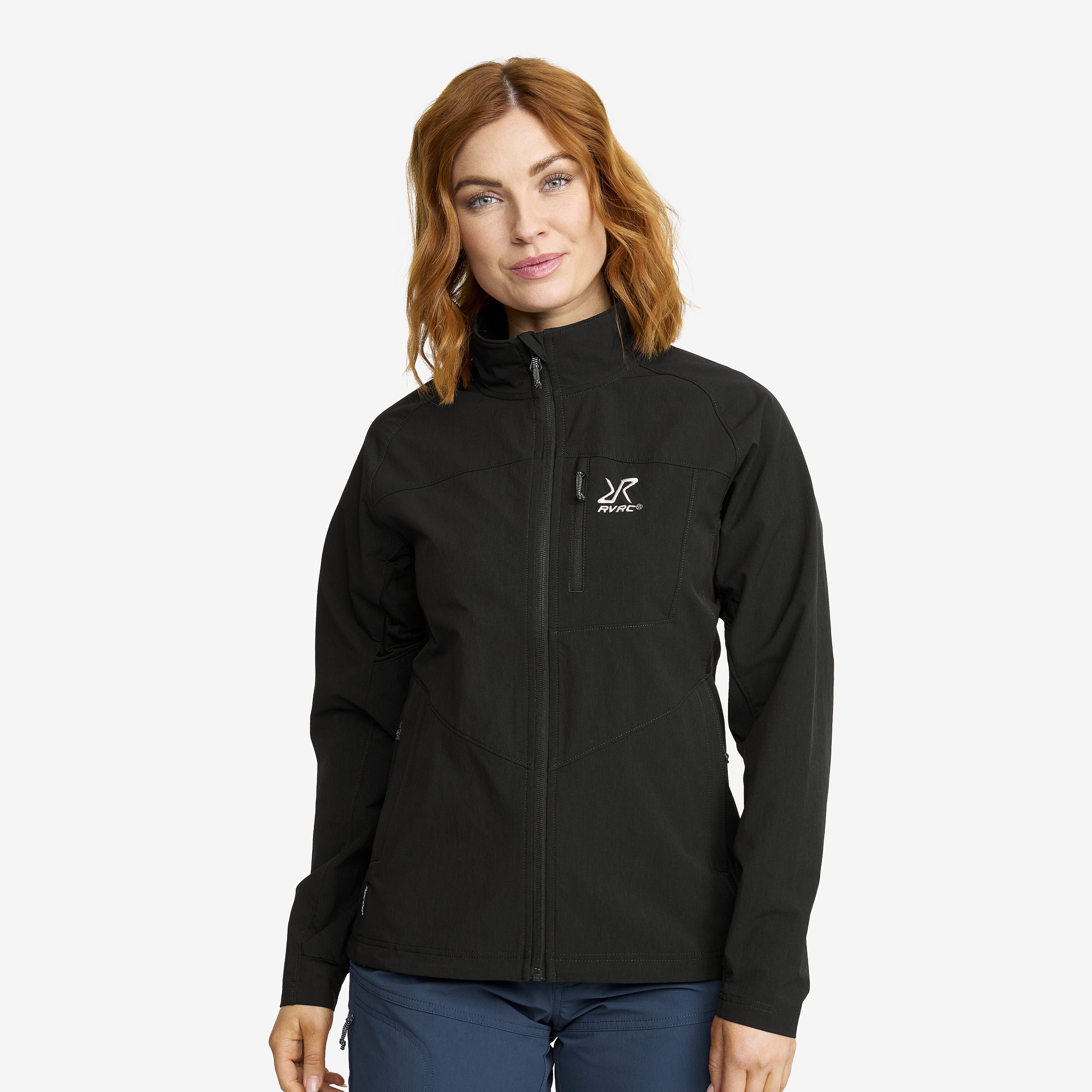 Venue Stretch Jacket Dam Black, :2XL