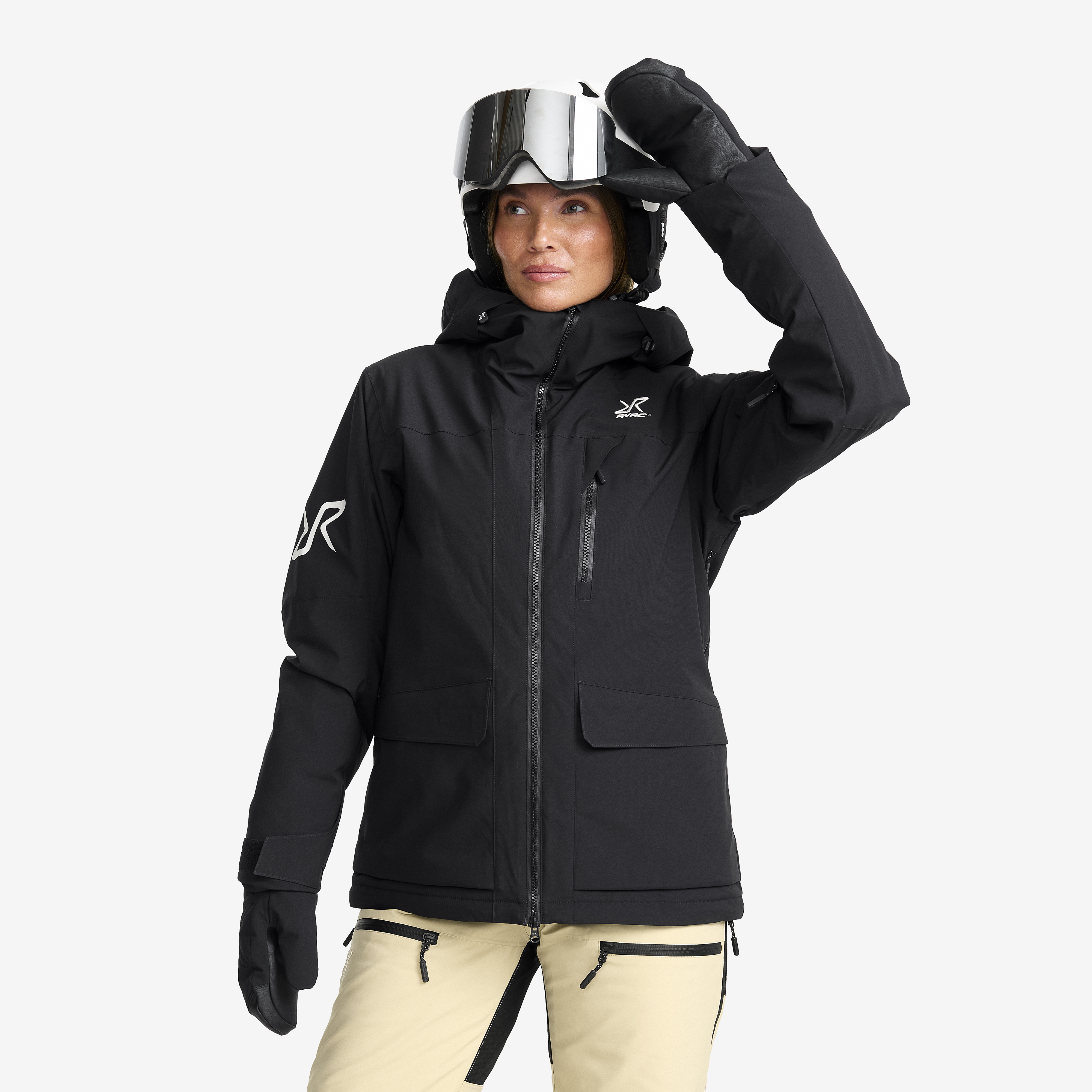 Halo 2L Insulated Ski Jacket Black Naiset, 