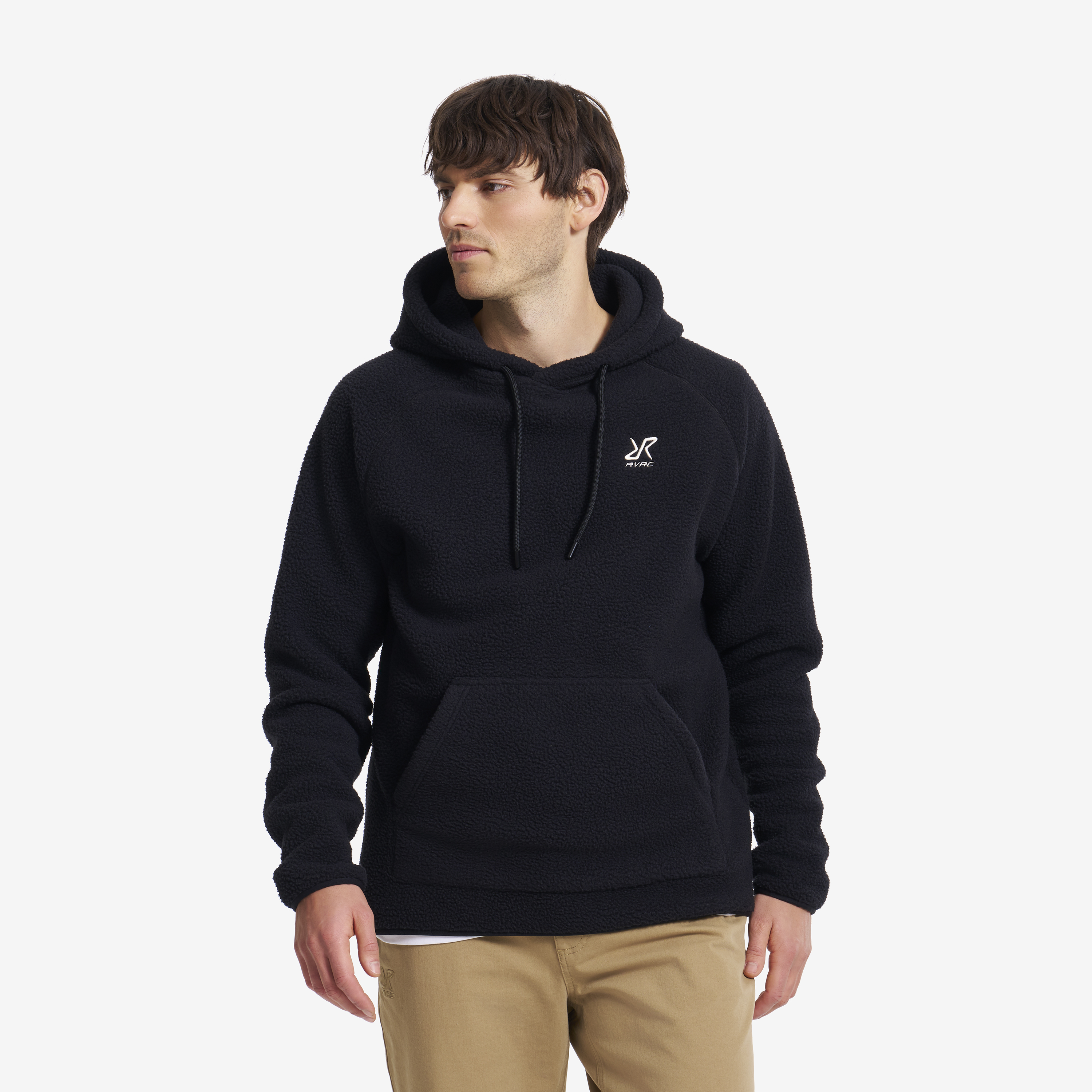Sherpa Light Hooded Fleece Black Heren, 