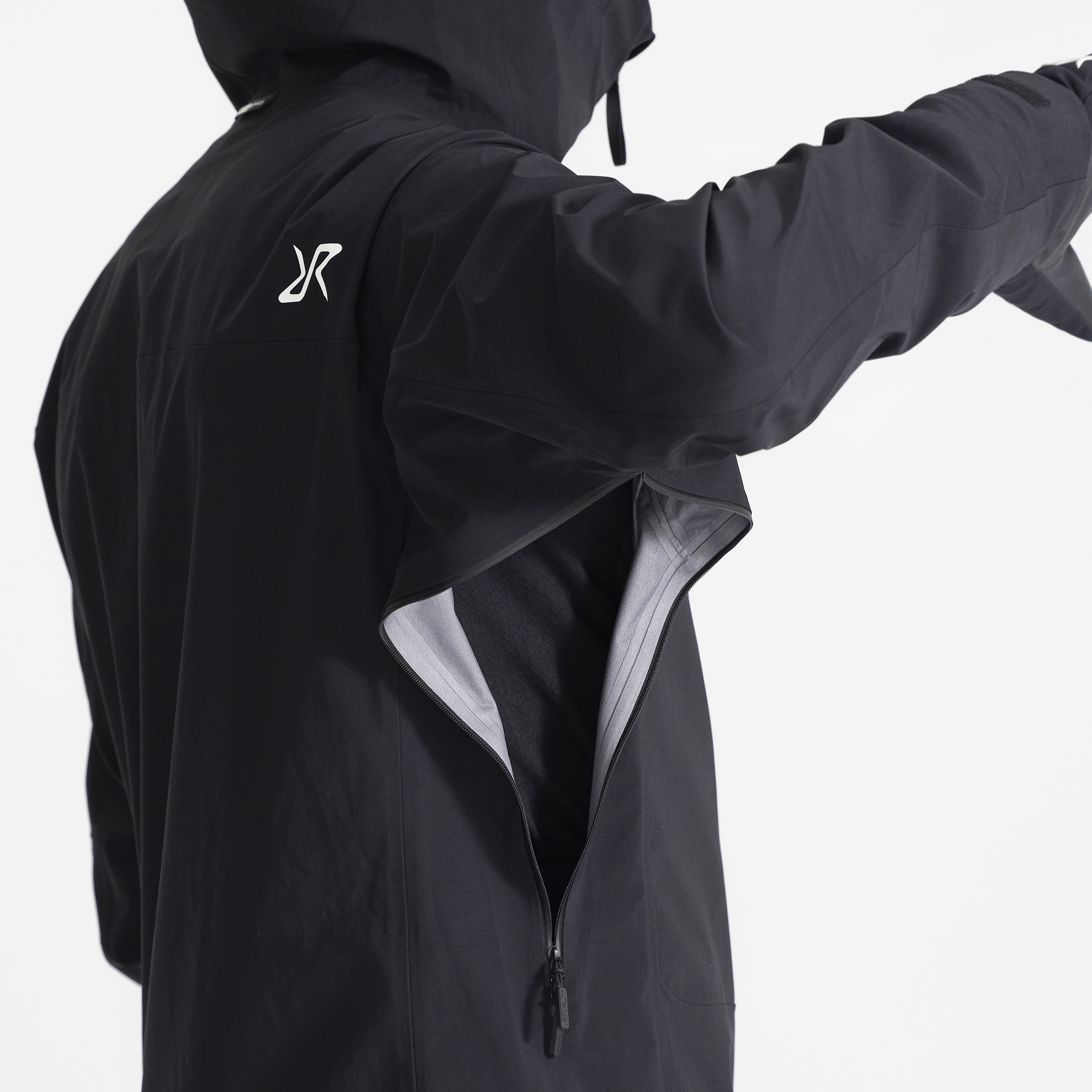 Ult R Logo Jacket Ultra 3L Shell Jacket Herre Black | RevolutionRace