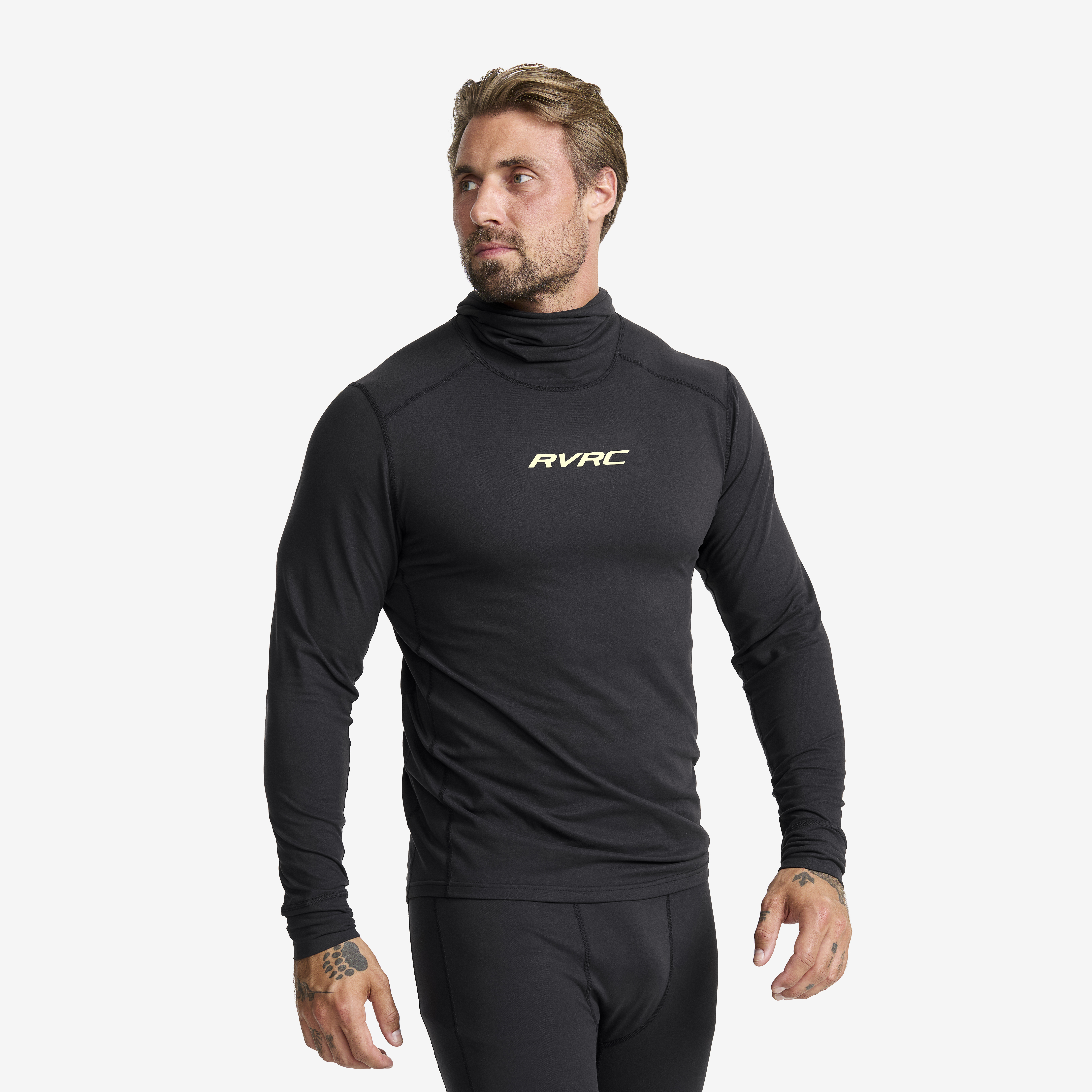 Downhill Base Layer Balaclava Top Black Herren,