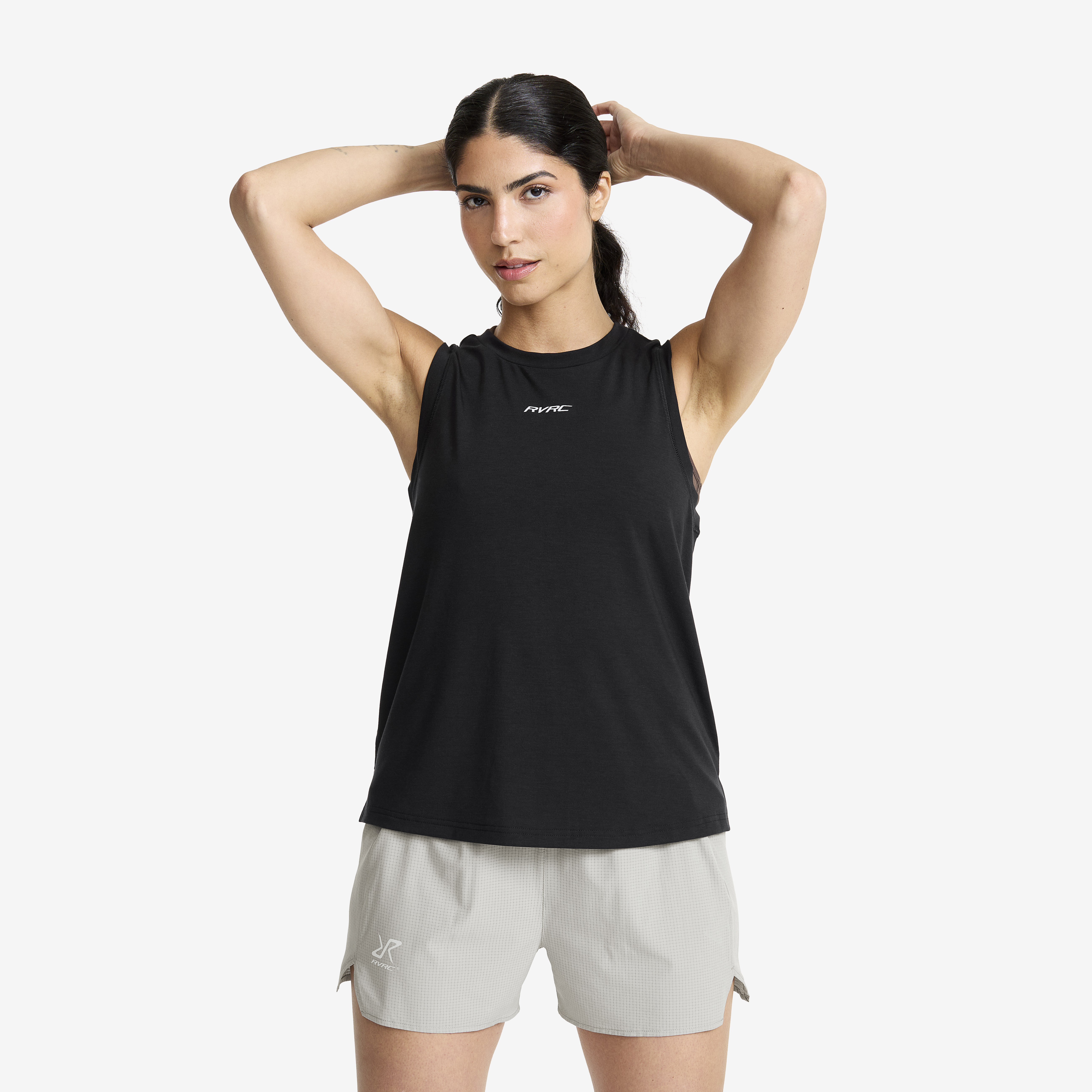 Progress Active Soft Tank Top Black Damskie,
