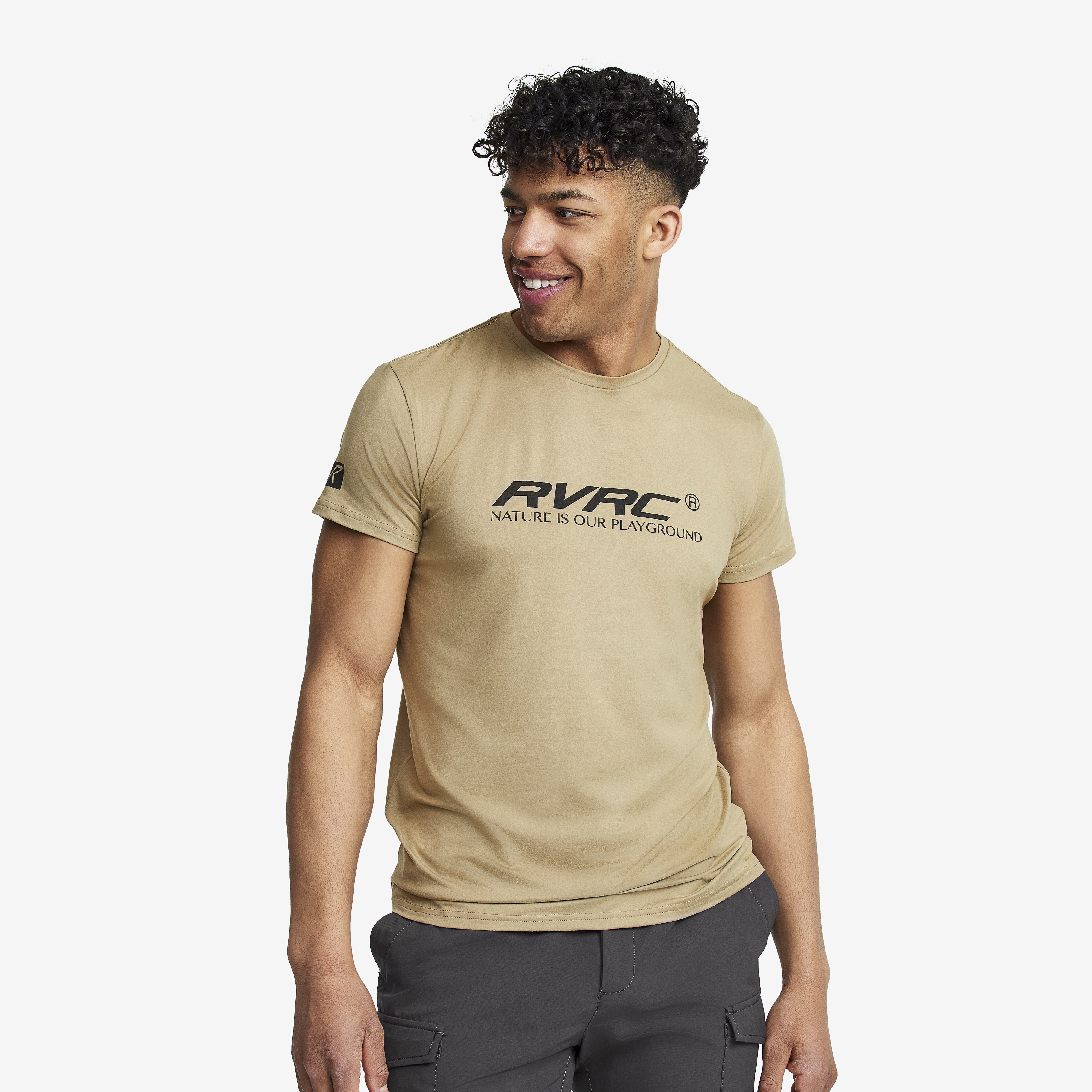 Vagabond Tee Khaki Herren