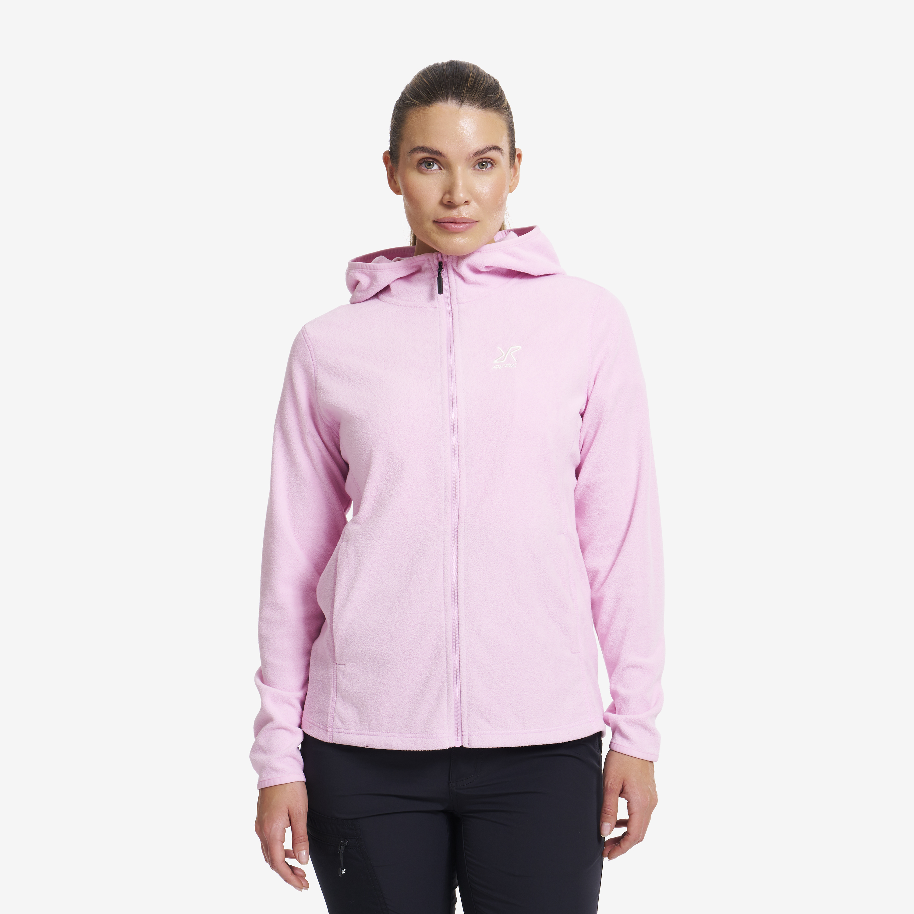 Hiker Fleece Hoodie Bright Pink Damen, 