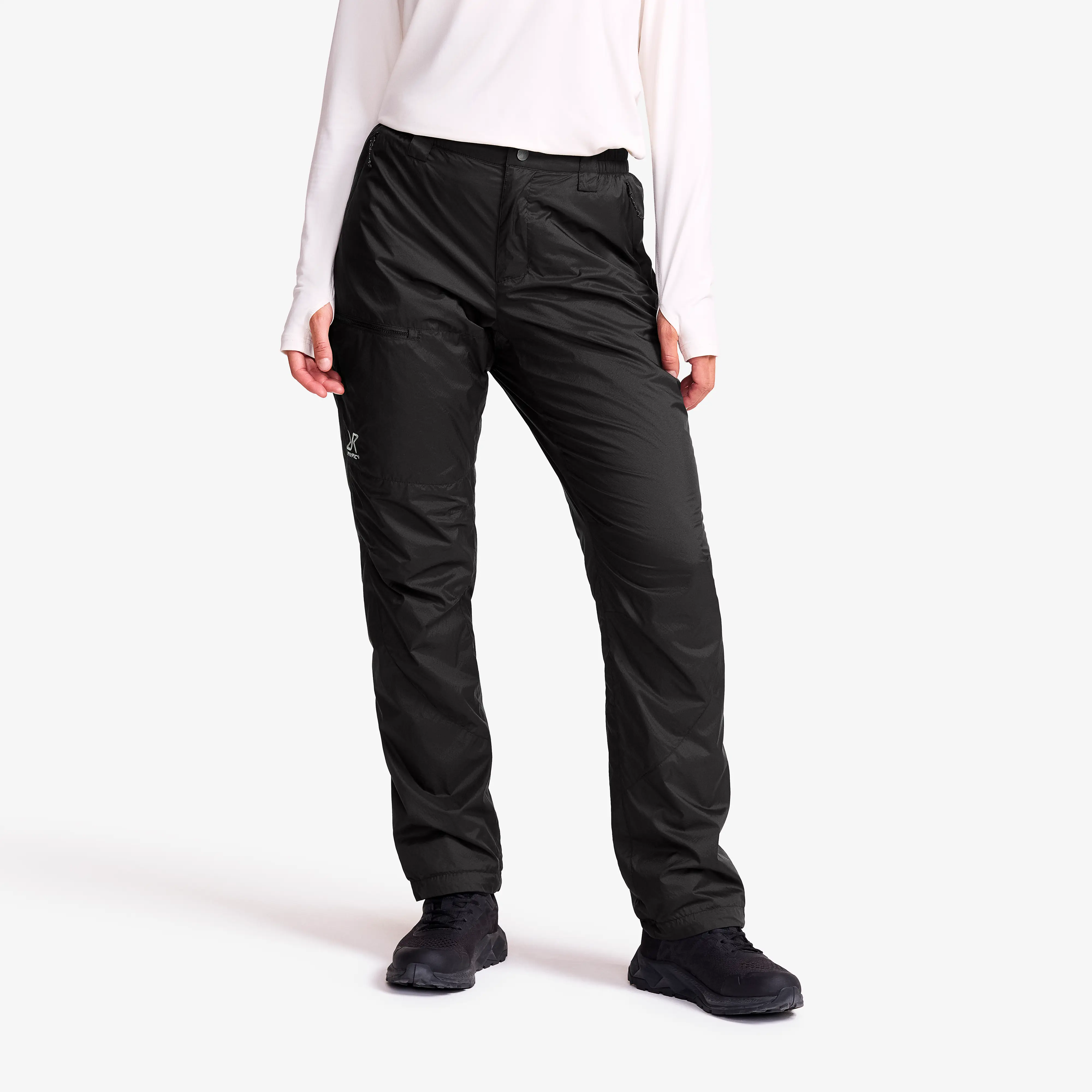 Brisk Tech Fleece-lined Trousers Black Women,
