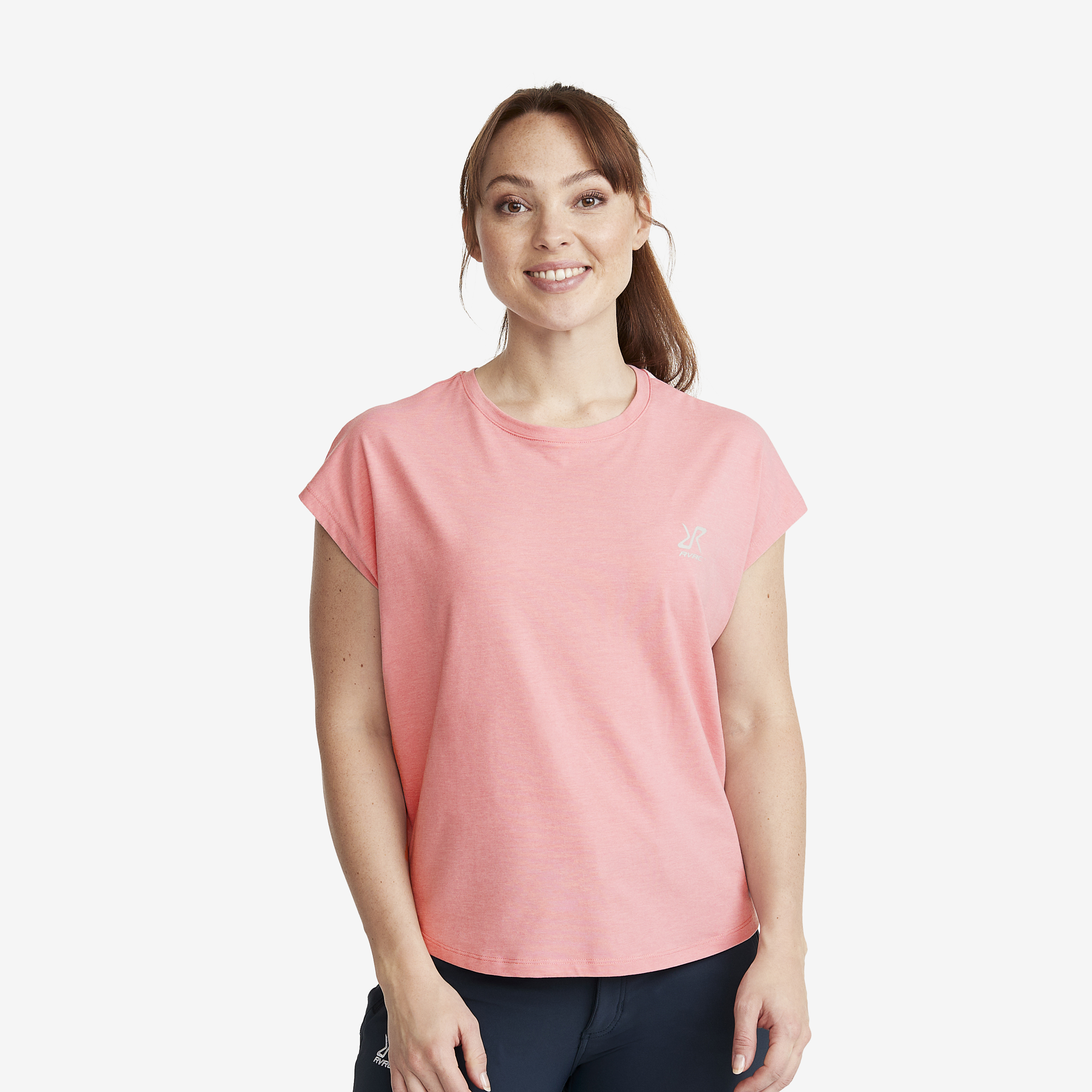 Soft Sleeveless Top - Dam - Dusty Pink, Storlek:S - Dam > Tröjor > T-shirts