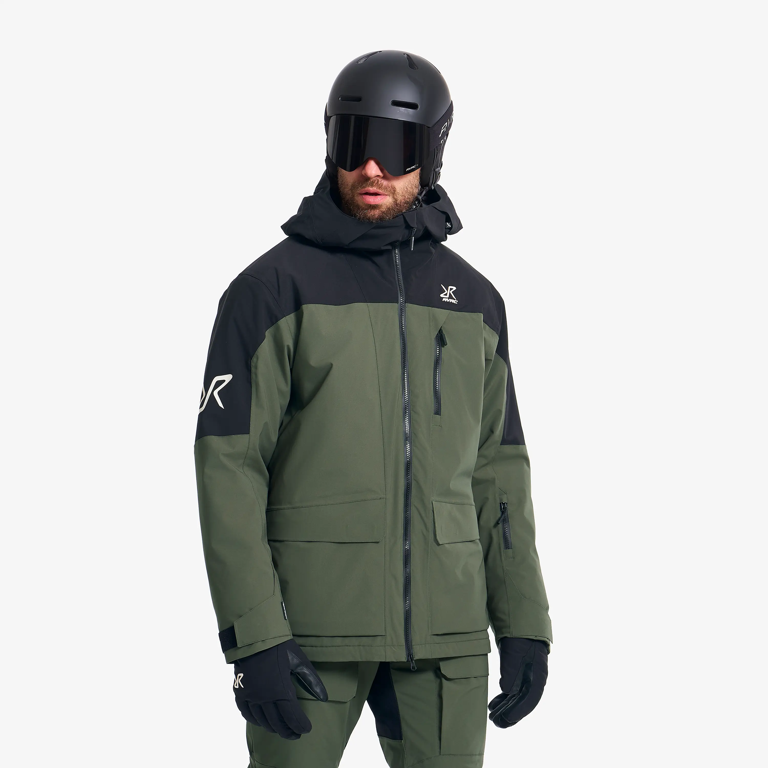 AccXel Insulated 2L Ski Jacket Kambaba Green/Black Meestele, 