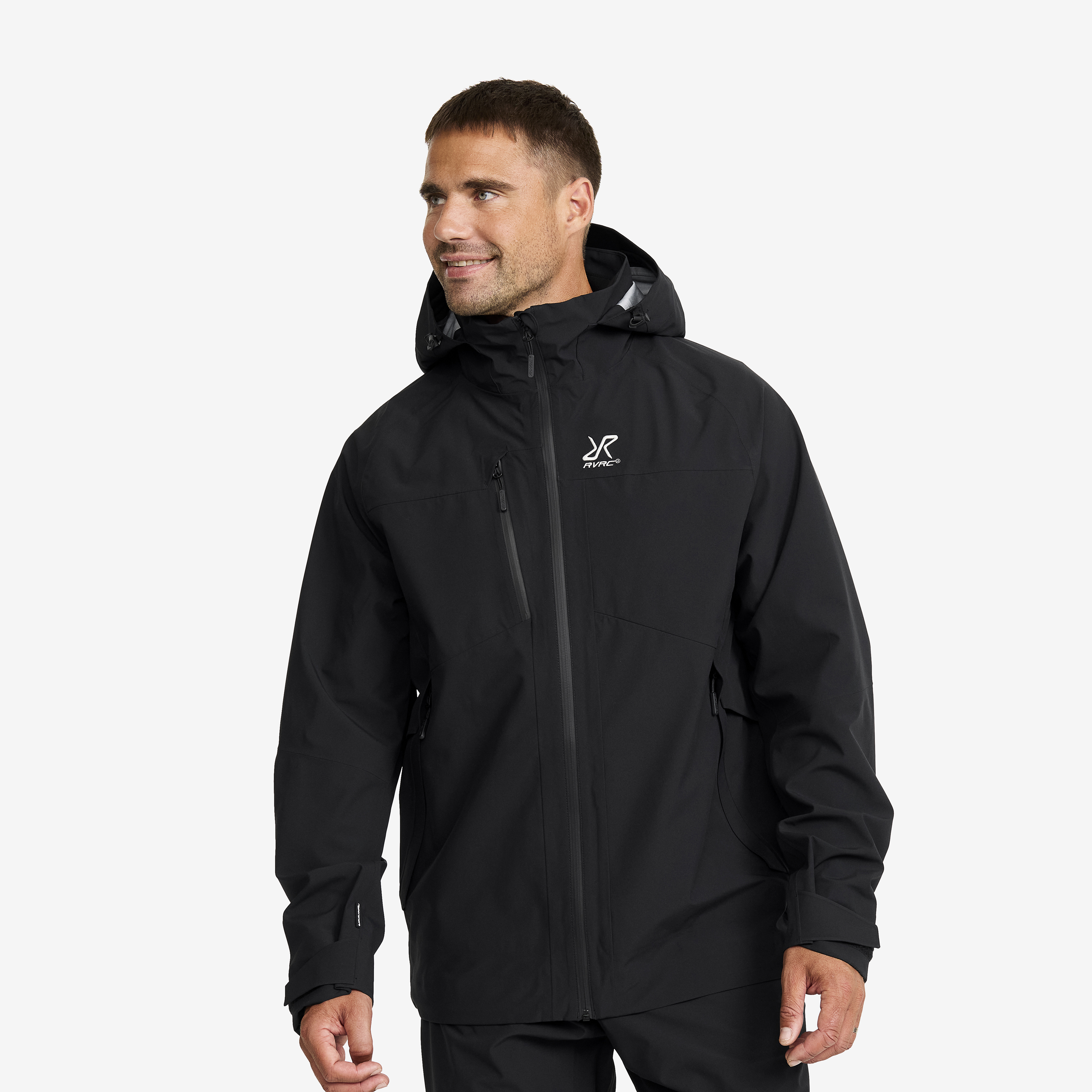 Cloud 3L Shell Jacket Herr Black, :2XL
