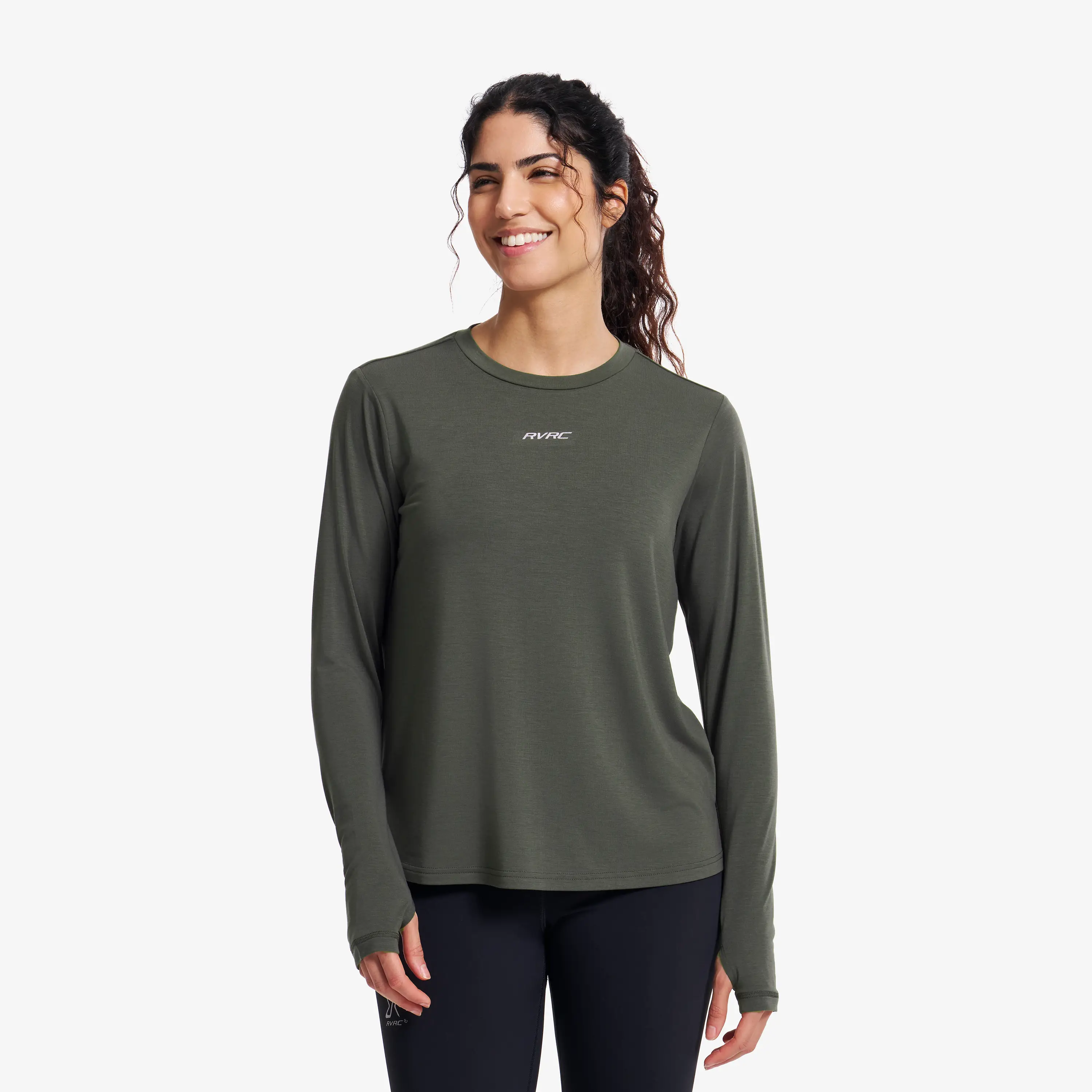 Progress Active Soft Long-sleeved T-shirt Kambaba Green Mujeres,