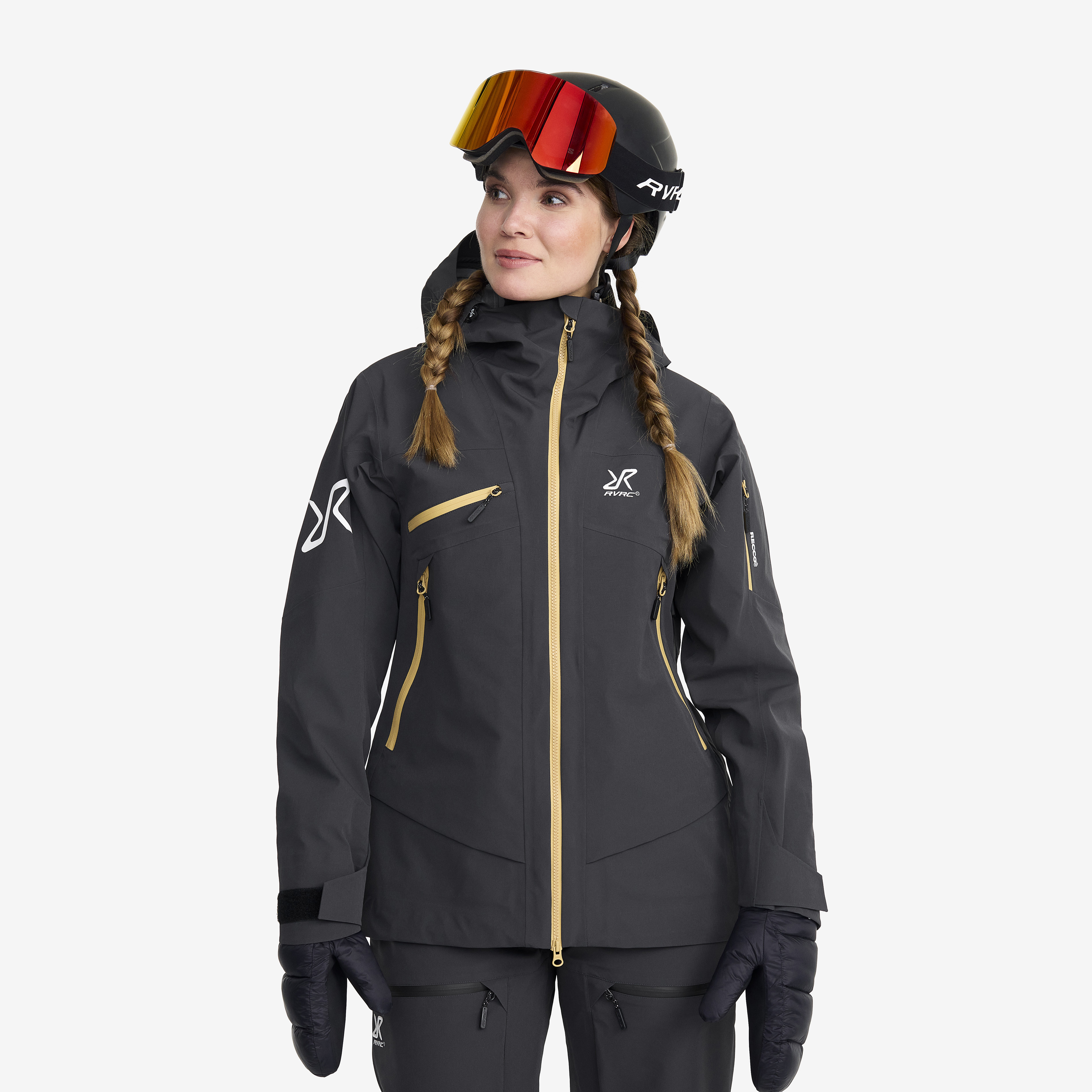 Atlas 3L Ski Jacket - Dam - Anthracite, Storlek:M - Skaljacka & Vindjacka